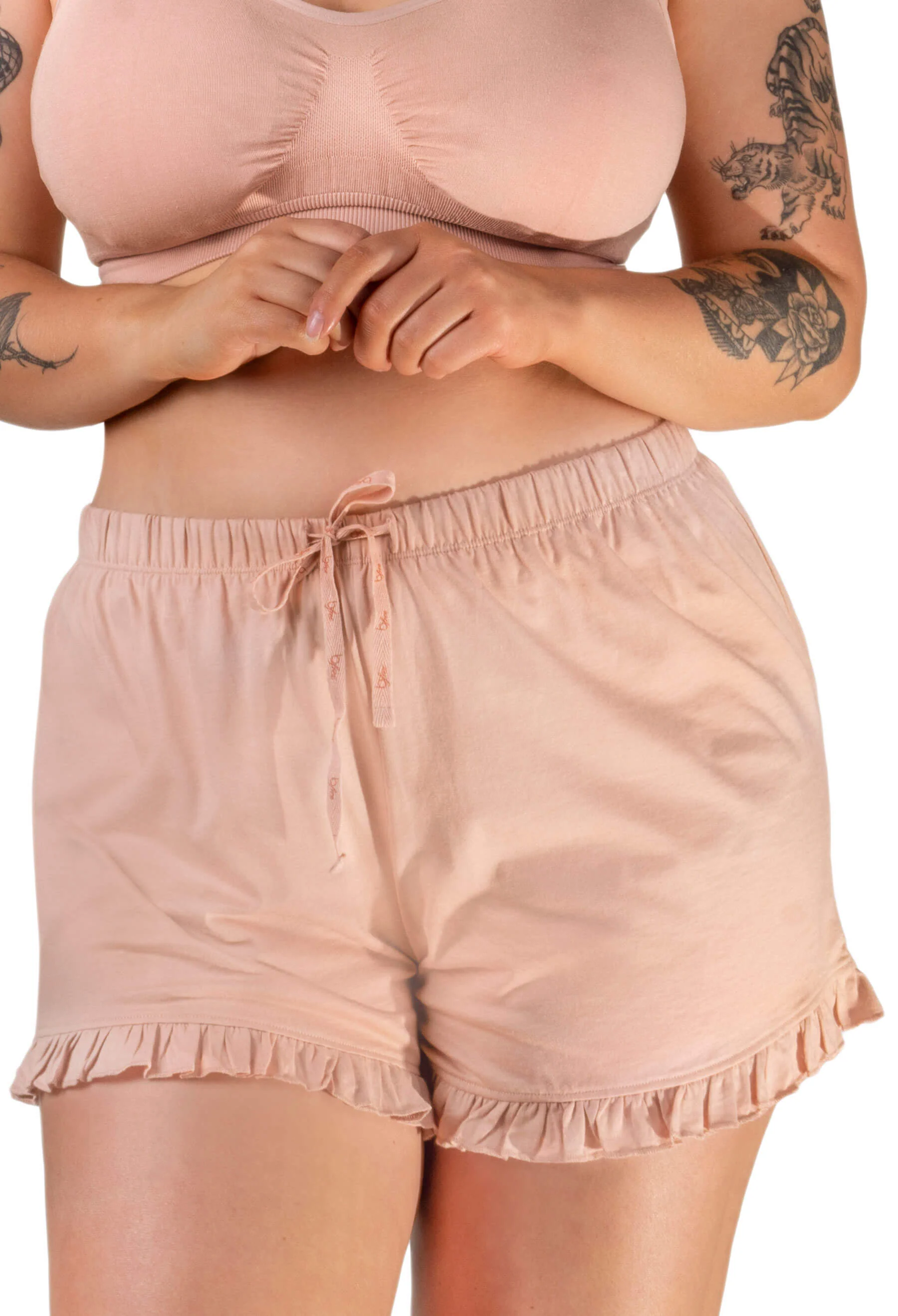 100% Cotton Anti Chafing Frill Shorts - Image 5