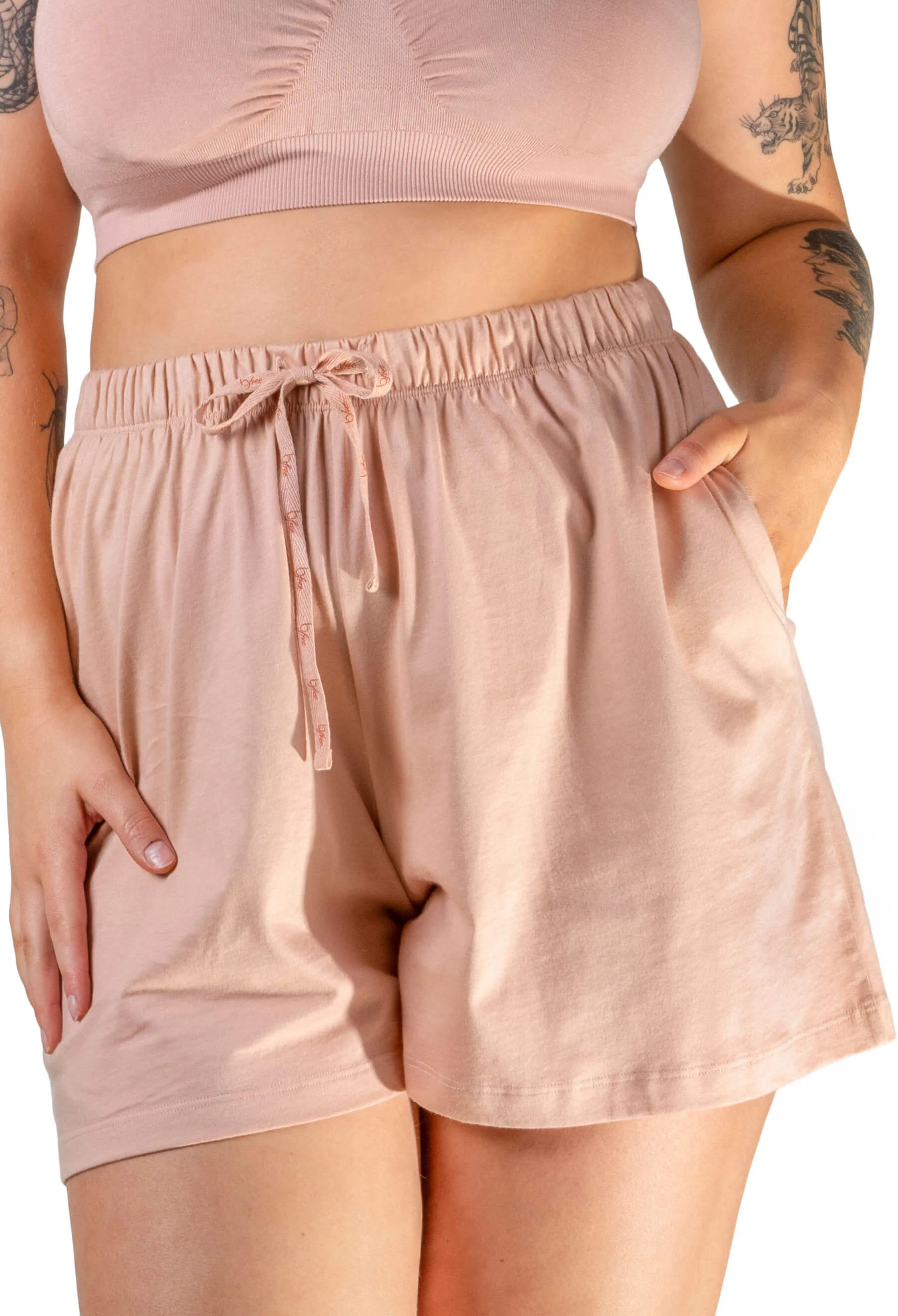 100% Cotton Tank Tops and 100% Cotton Lounge Shorts Set - Image 3