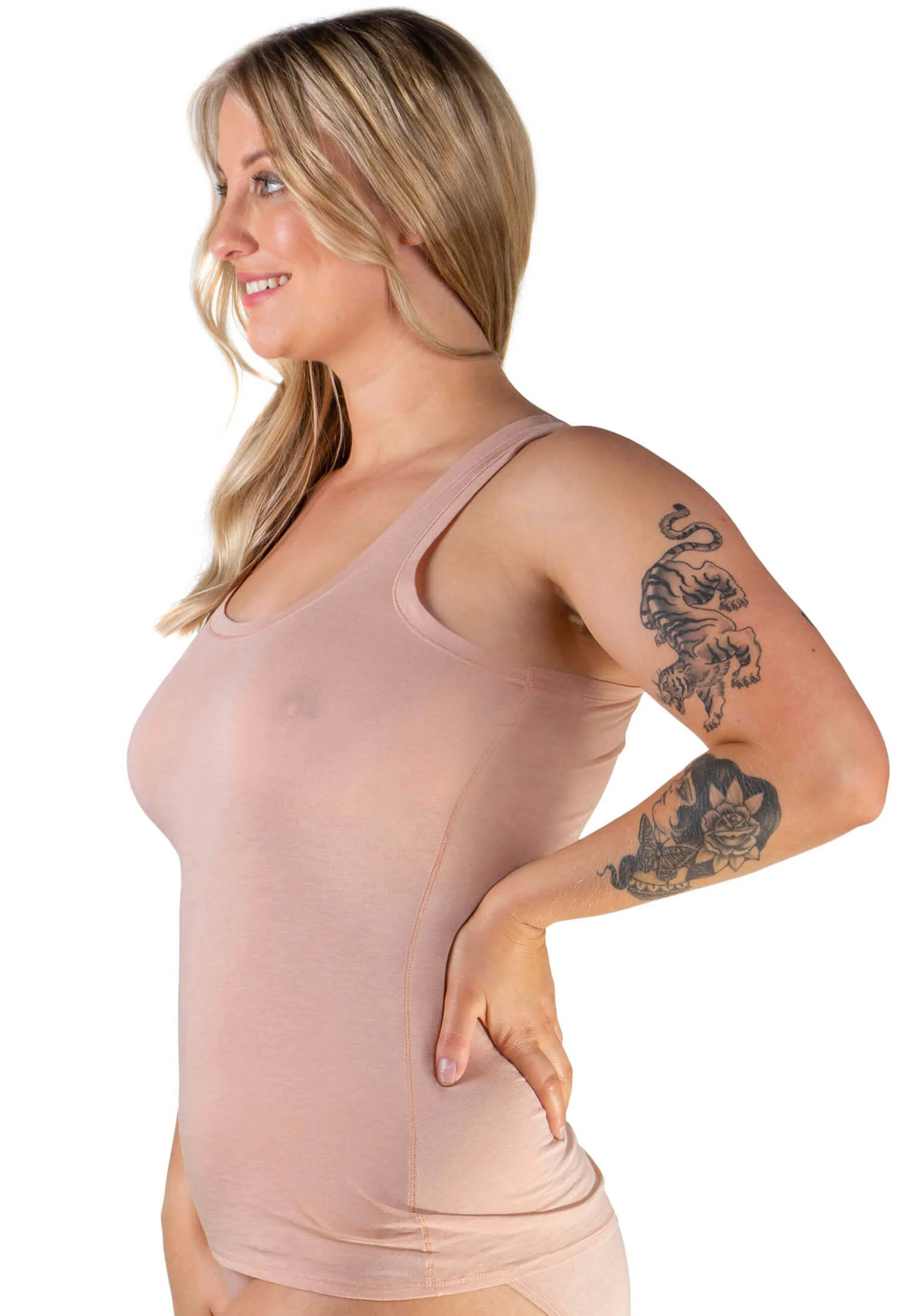 100% Cotton Tank Tops and 100% Cotton Lounge Shorts Set - Image 4