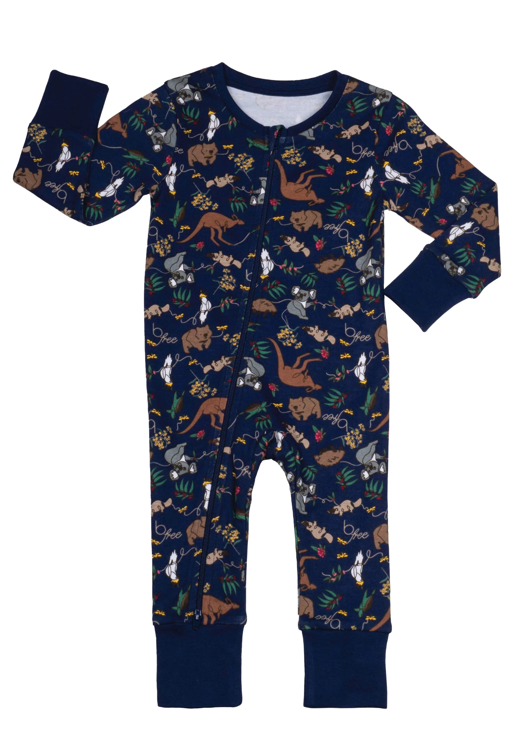 100% Organic Cotton 2-Way Zip Babysuit - Image 17