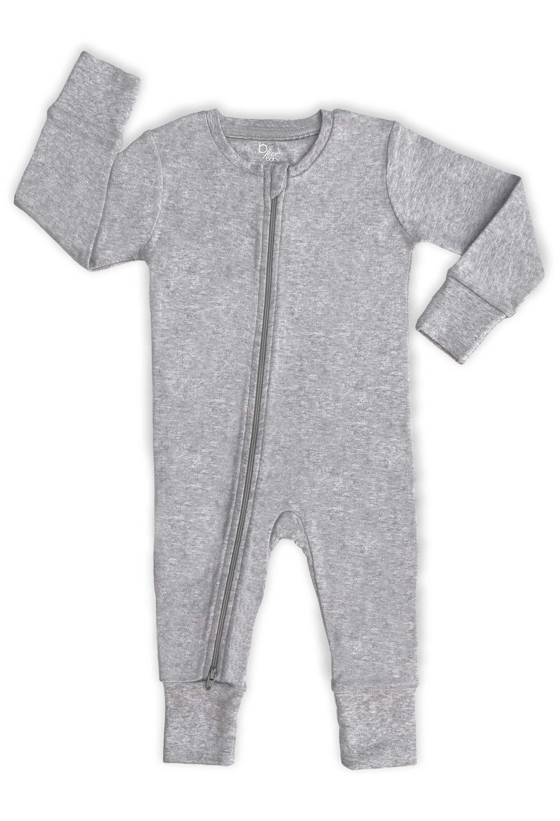 100% Organic Cotton 2-Way Zip Babysuit