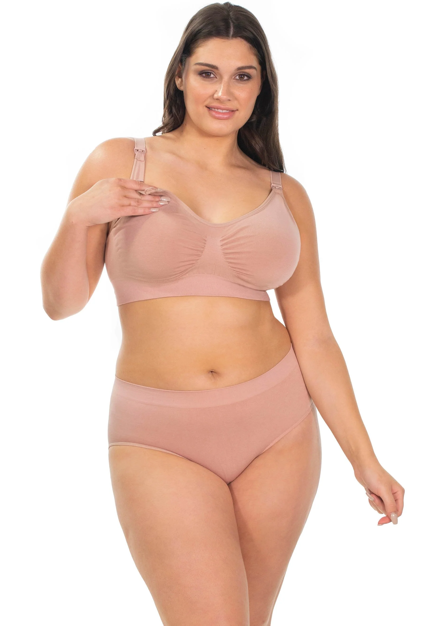 3 Pack Bamboo Wire Free Maternity and Nursing Bra + Bra Extender Set - Image 15