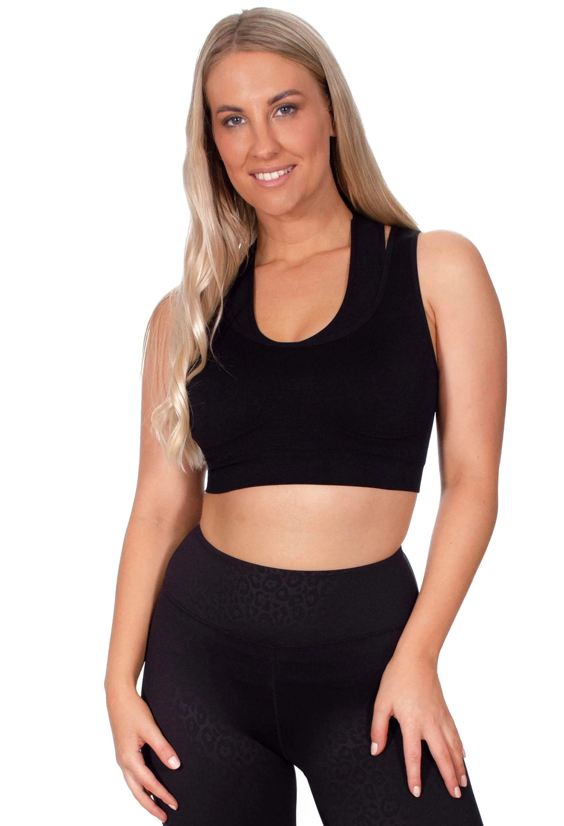 3 Pack - Sports Bra - Triple-layer Support Racer - Image 5