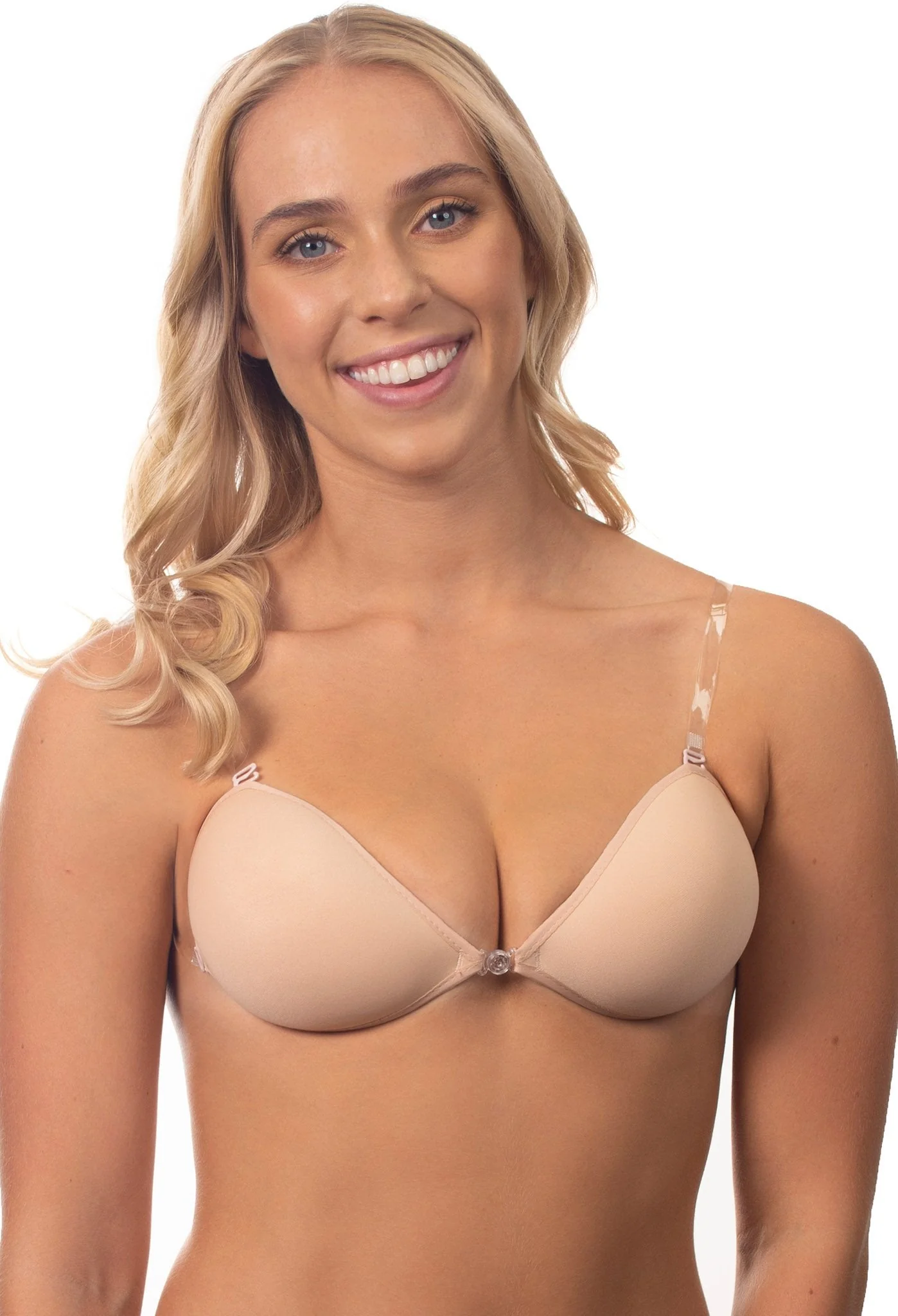 Adhesive Padded Sticky Bra 2 Pack + Clear Straps - Image 2
