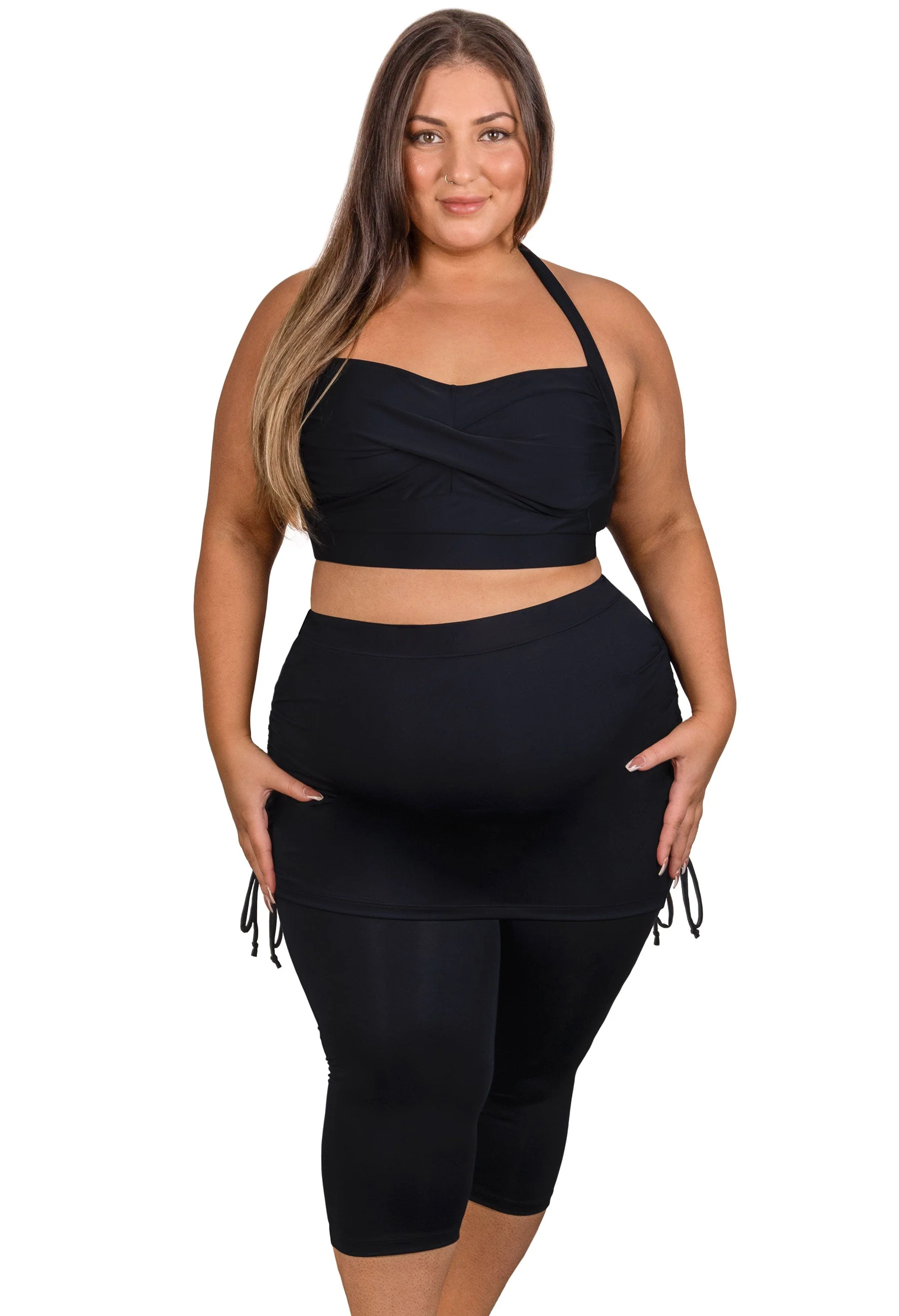 Anti Chafing Swim Tights with Skirt - Image 5