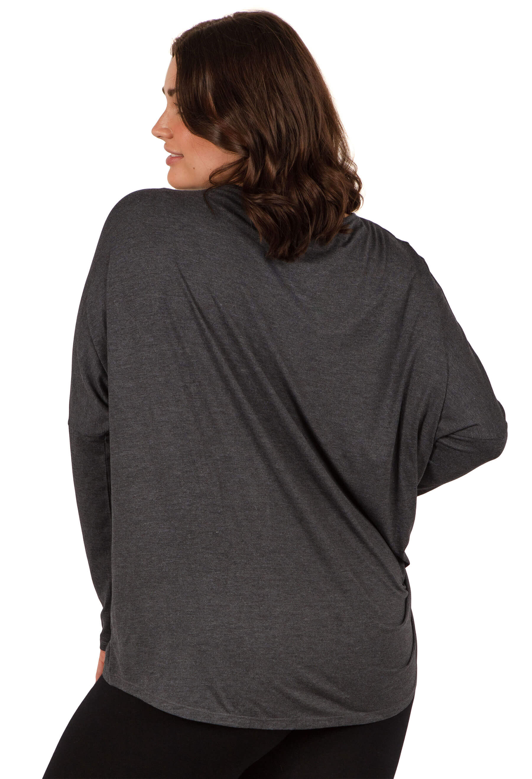 Bamboo Boat Neck Long Sleeve Top - 2 PACK - Image 16