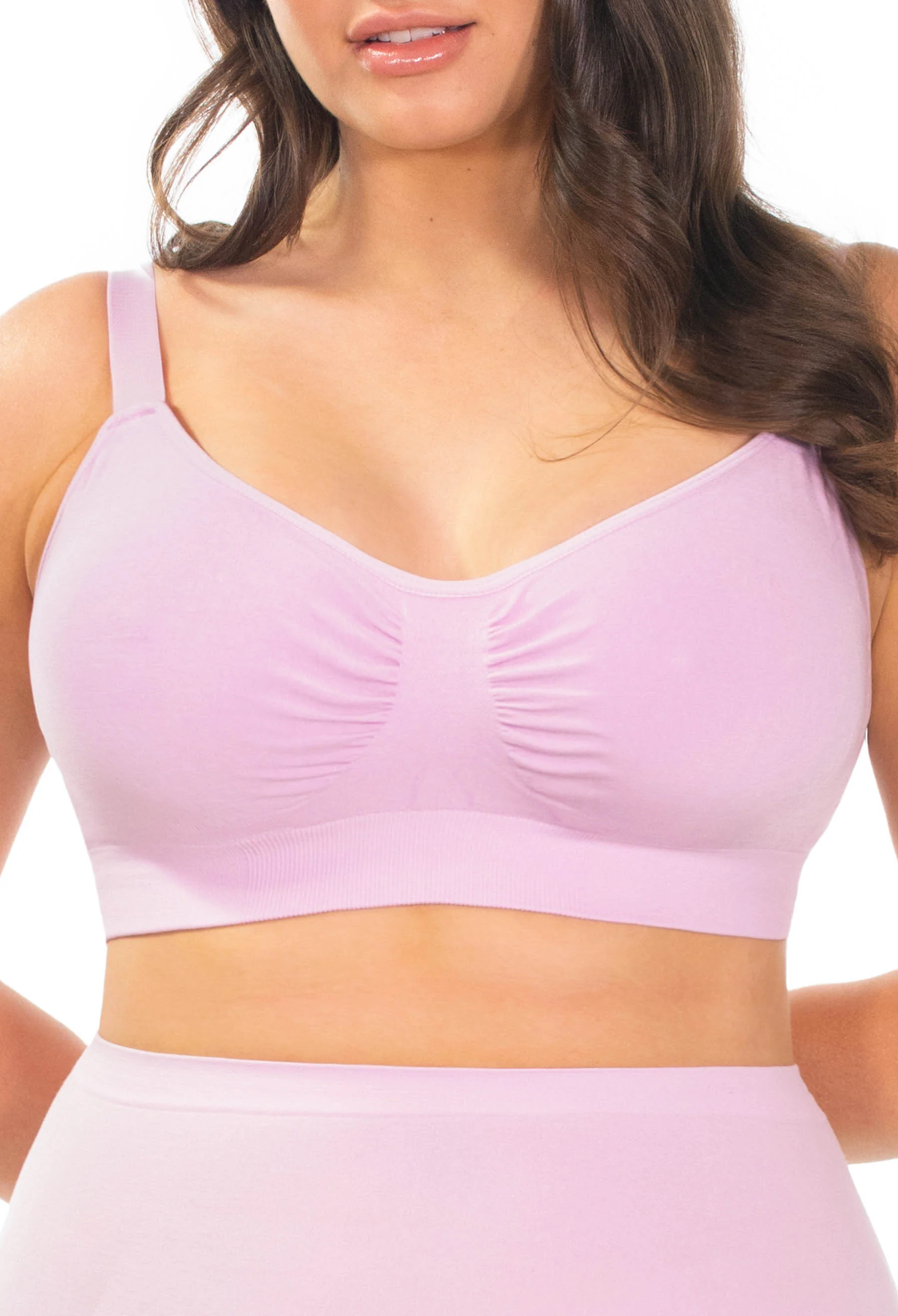 Bamboo Padded Wire Free Bra - Image 25