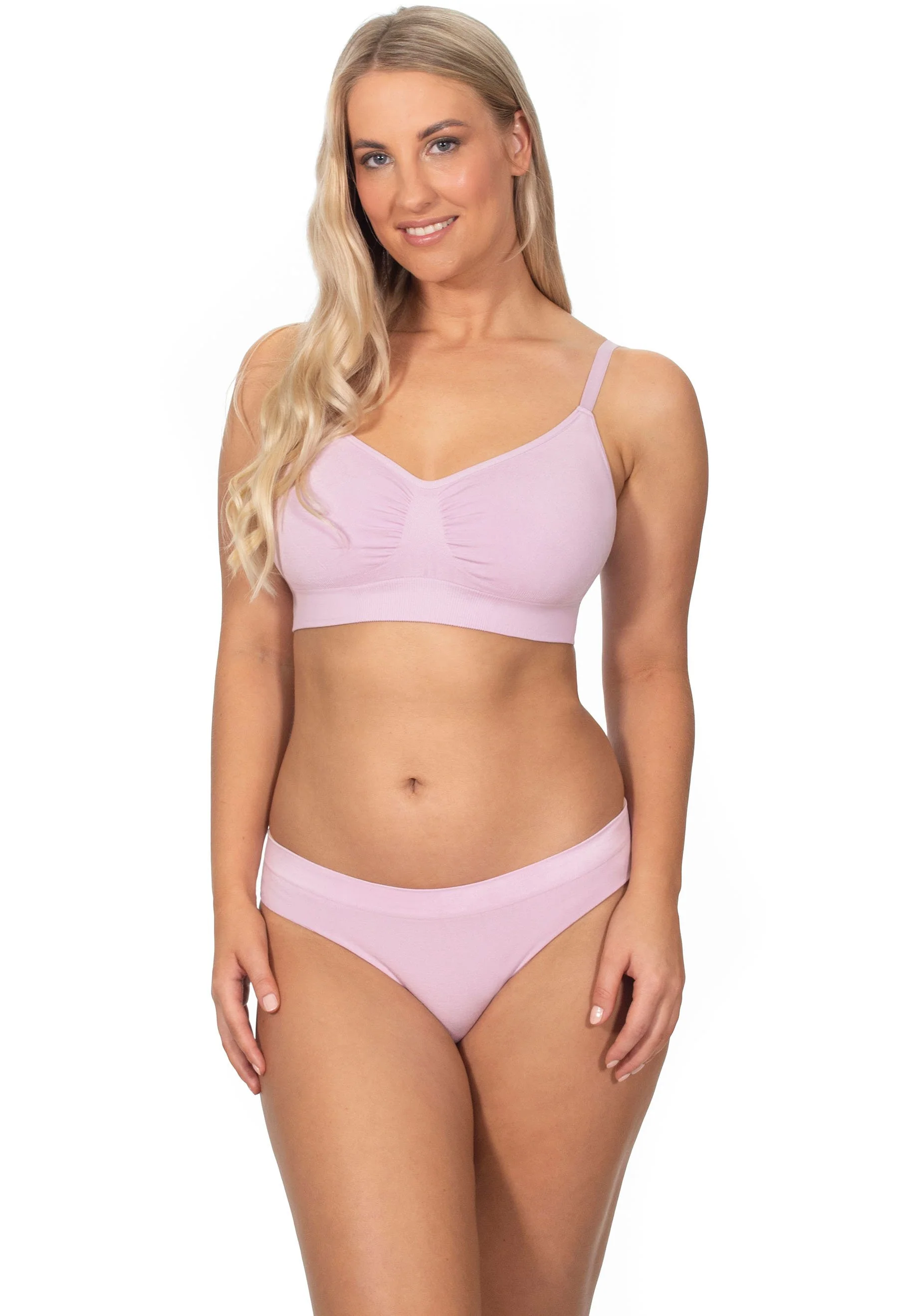 Bamboo Padded Wire Free Bra - Image 33