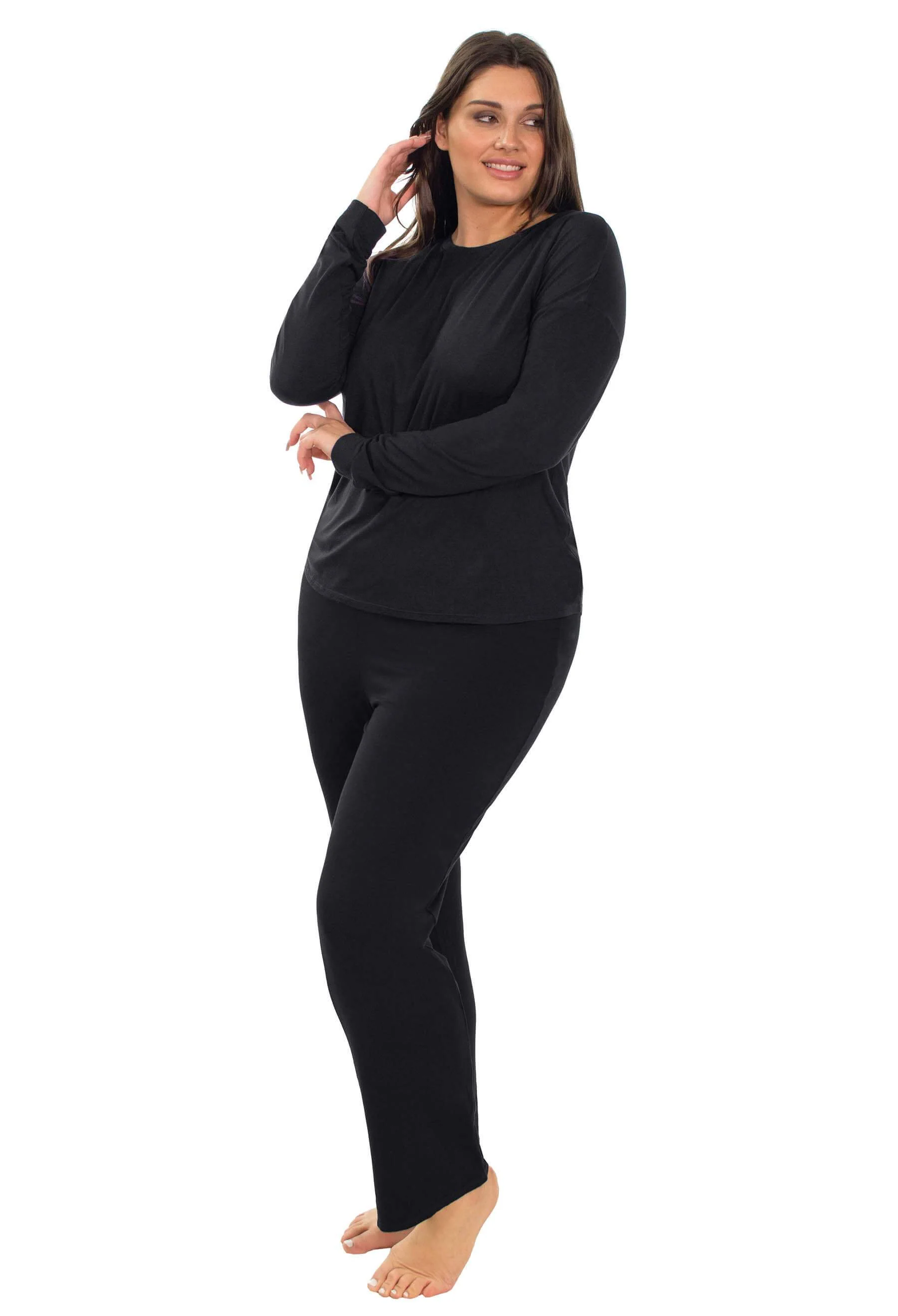 Bamboo Long Sleeve Pyjama Set - Image 2