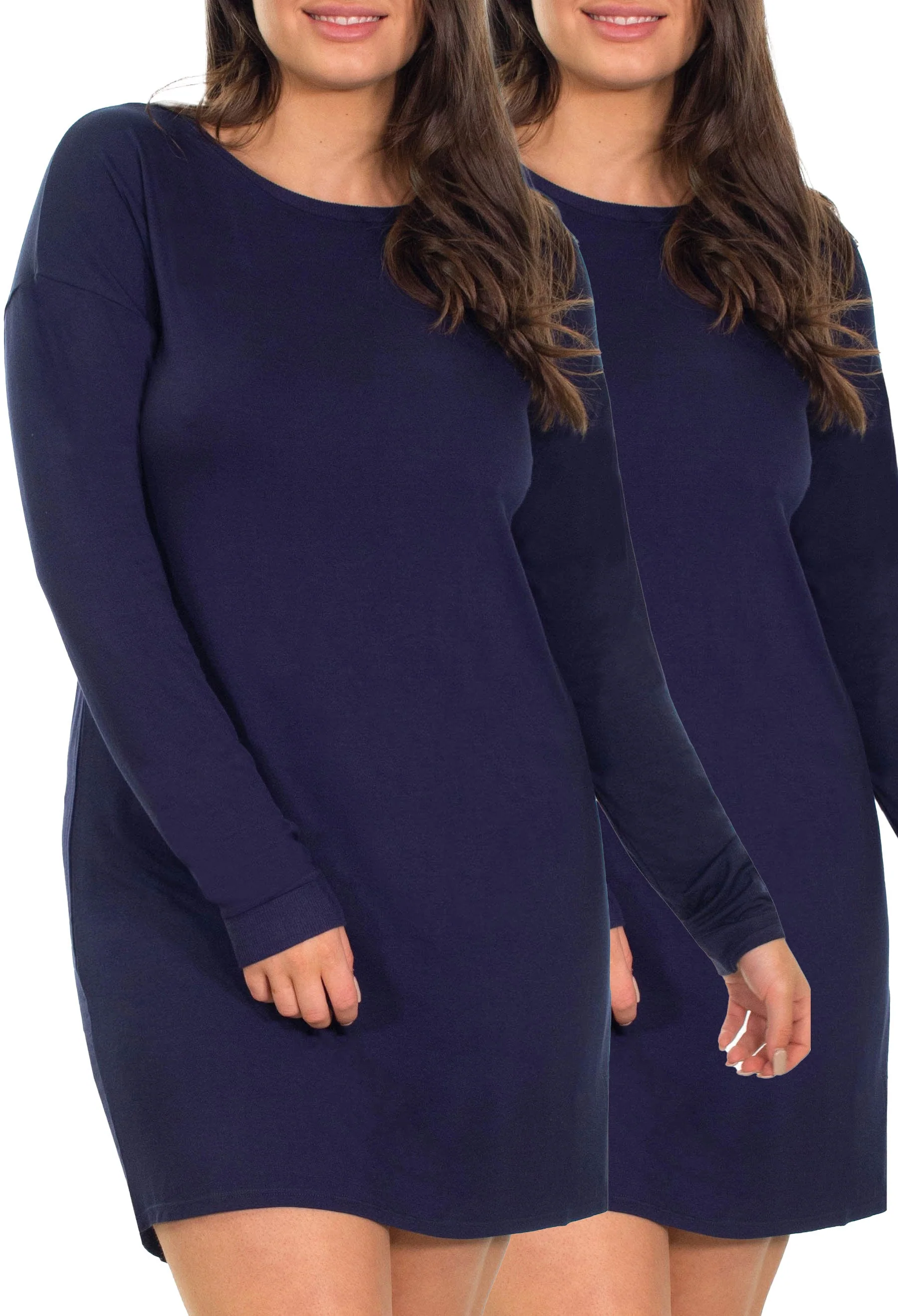 Bamboo Night Dress | Long Sleeves - 2 Pack - Image 10
