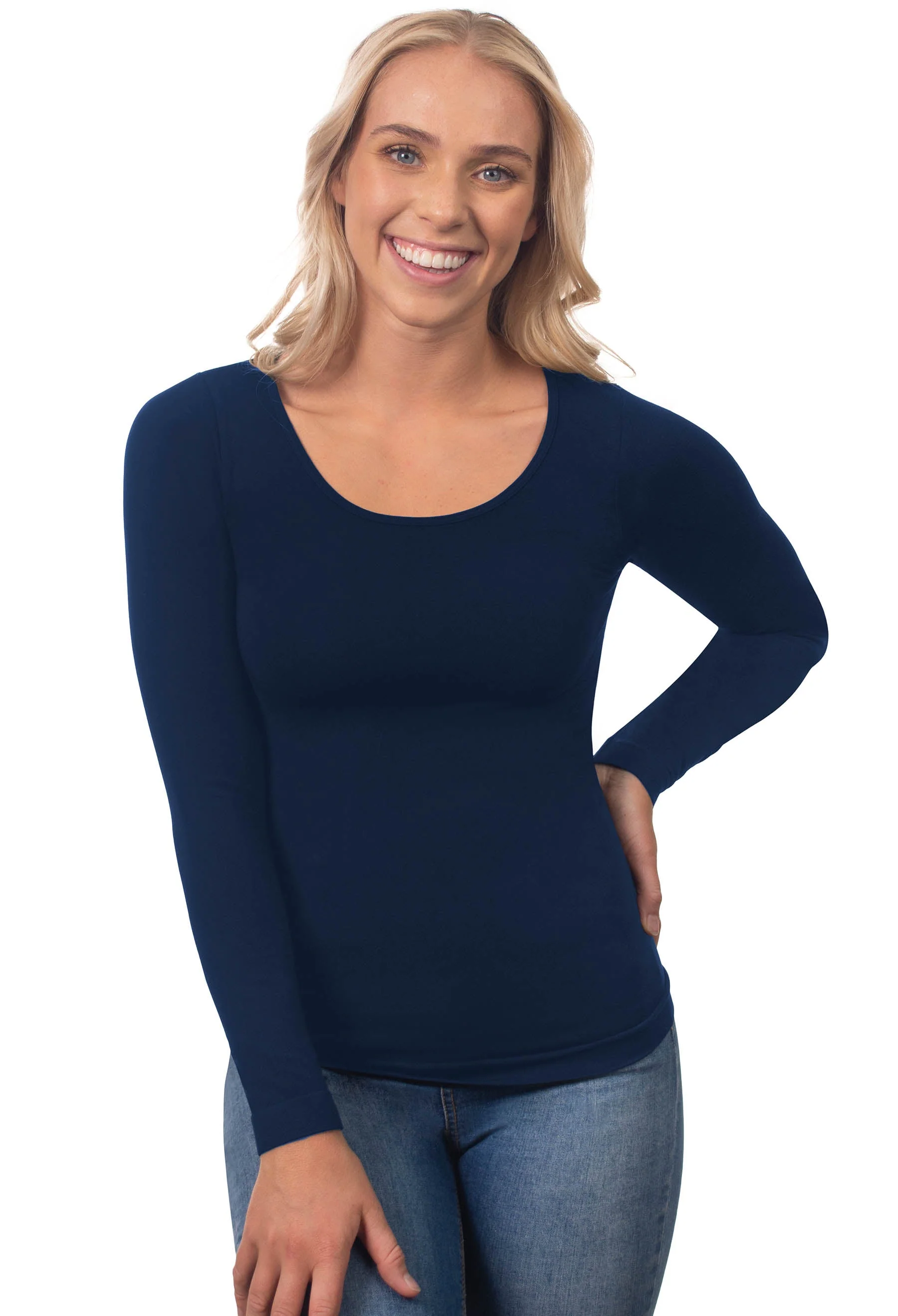 Bamboo Long Sleeve Top - 3 Pack - Image 8