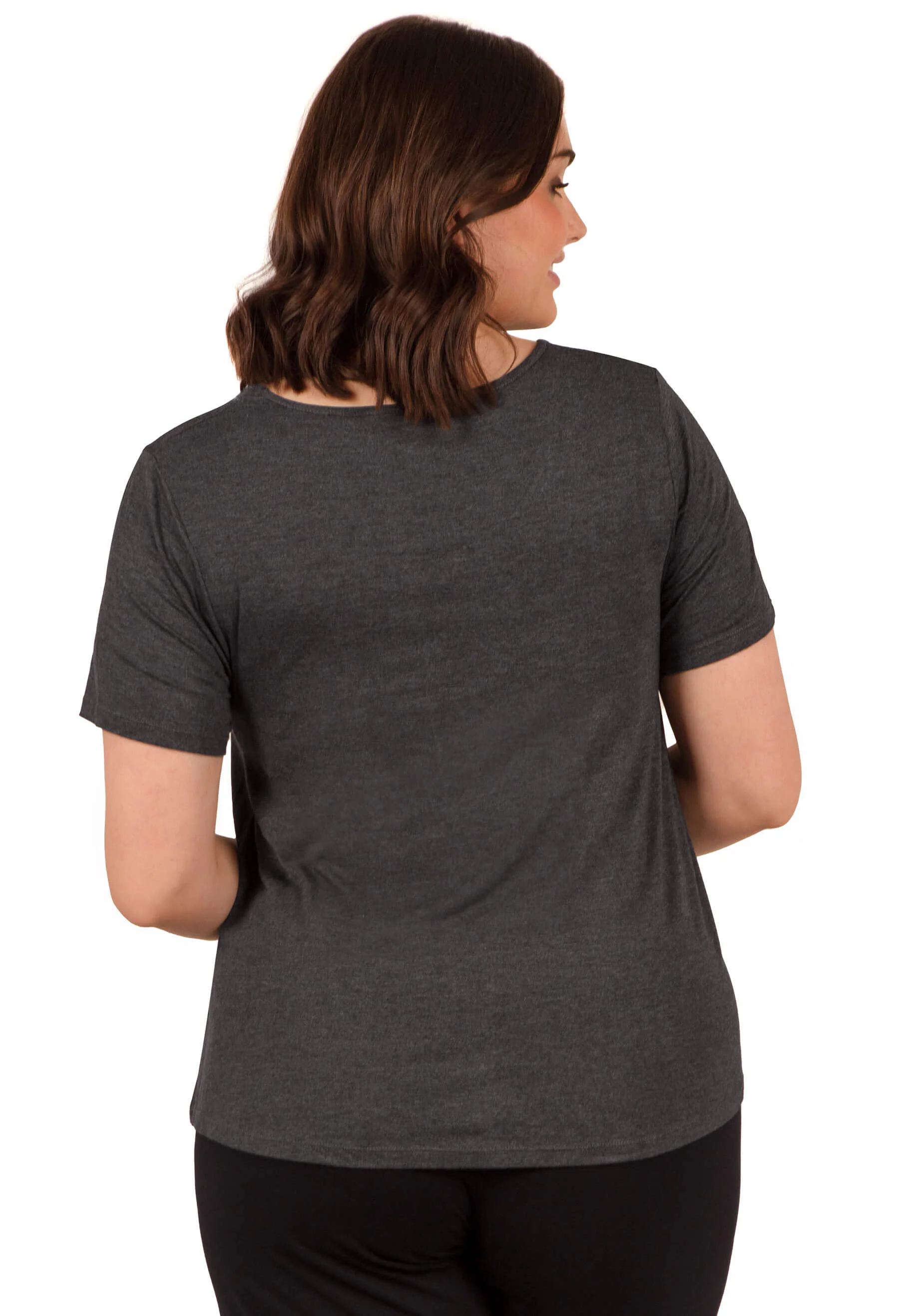 Bamboo Loose Fit Tummy-Flattering Tee - Image 3