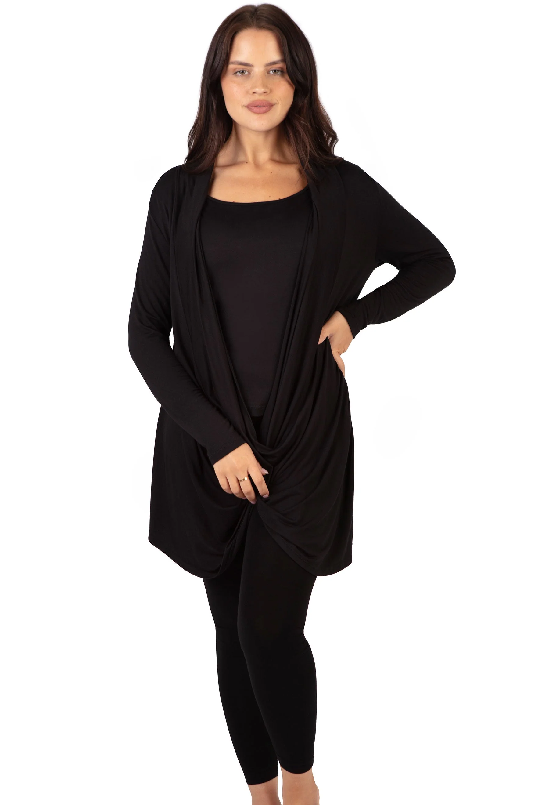 Bamboo Maternity & Easy Nursing Hospital Gown - 2 Pack - Image 5