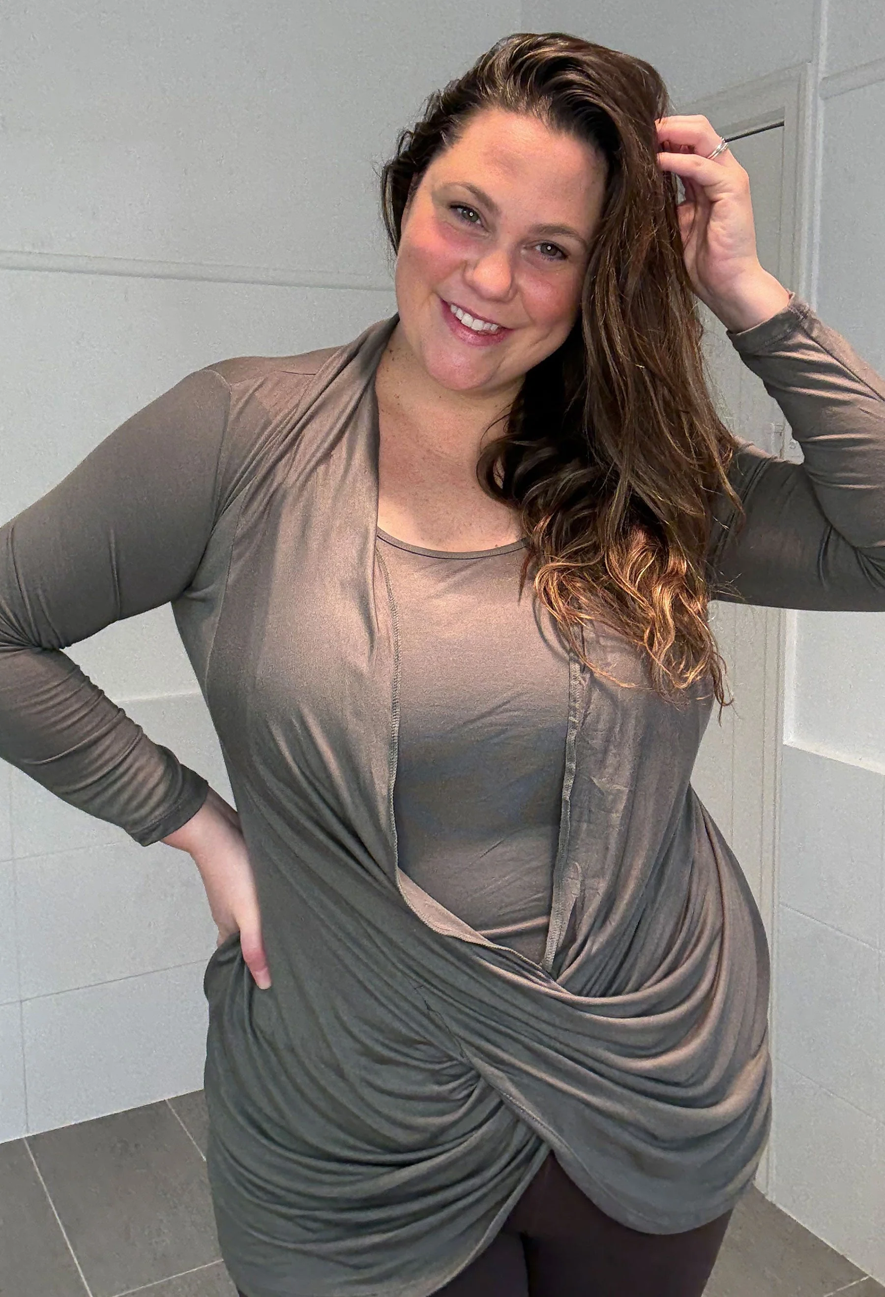 Bamboo Maternity & Easy Nursing Hospital Gown - Image 22