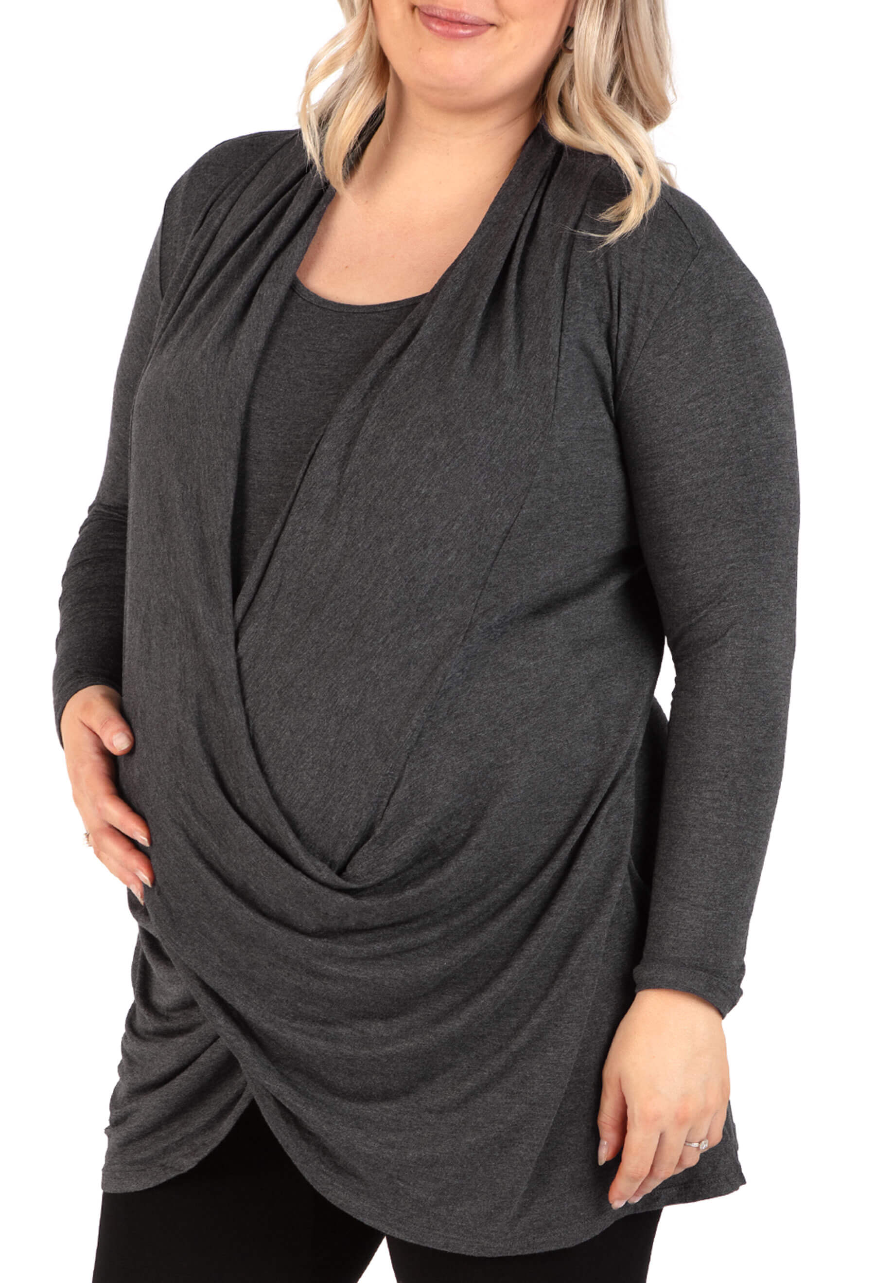 Bamboo Maternity & Easy Nursing Hospital Gown - Image 24