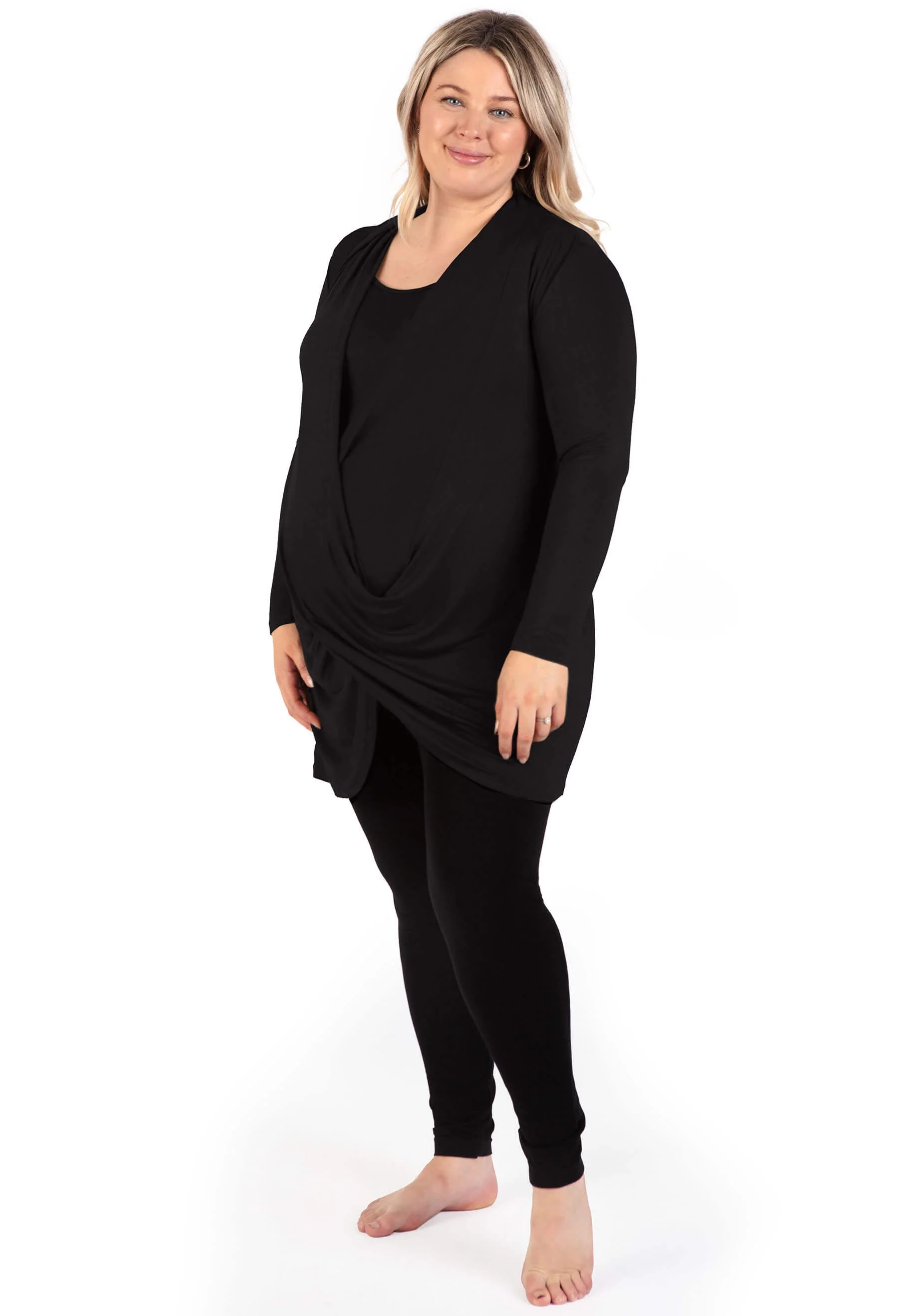 Bamboo Maternity & Easy Nursing Hospital Gown - Image 8