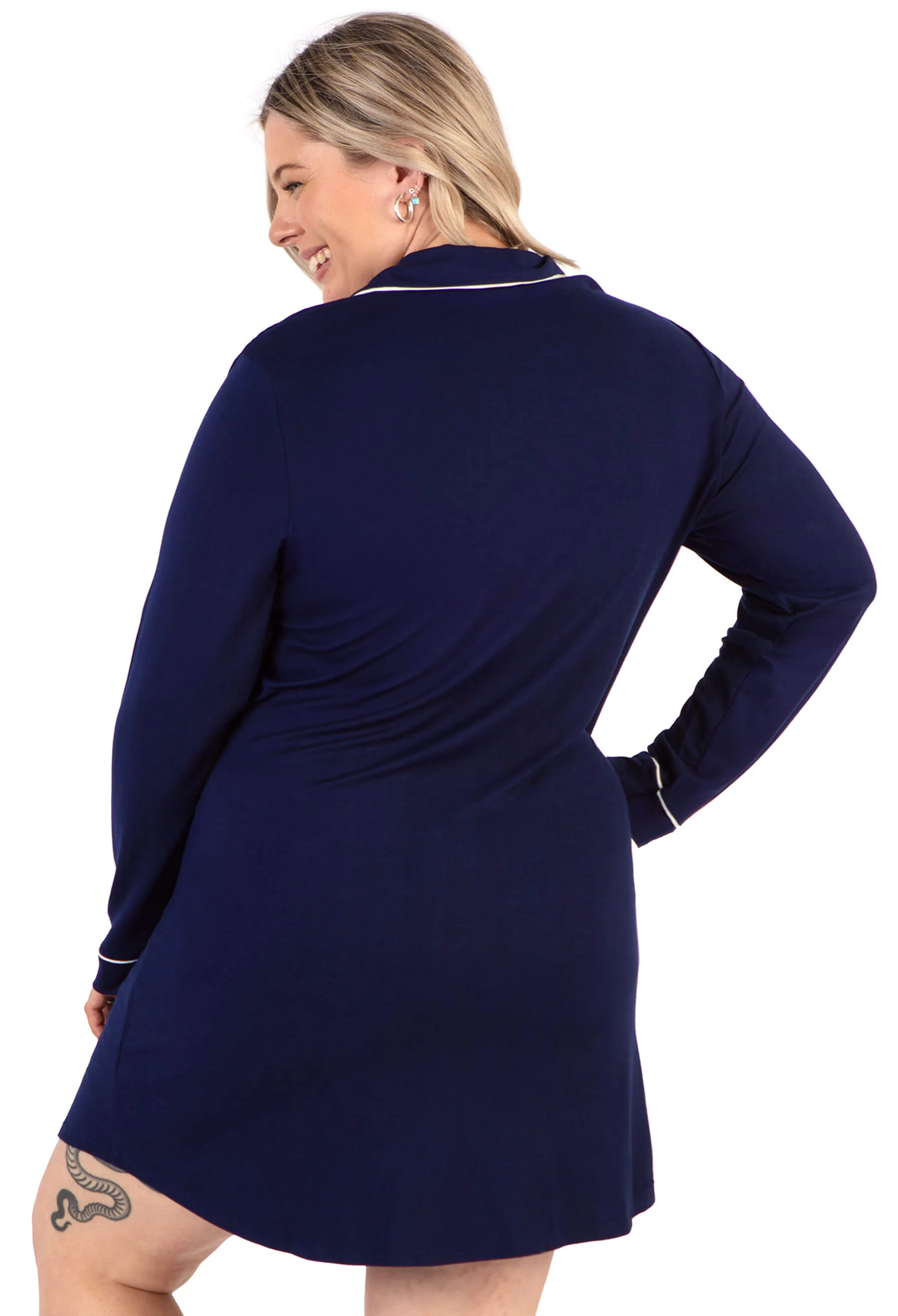 Bamboo Maternity & Nursing Birthing Hospital Gown - 2 Pack - Image 4