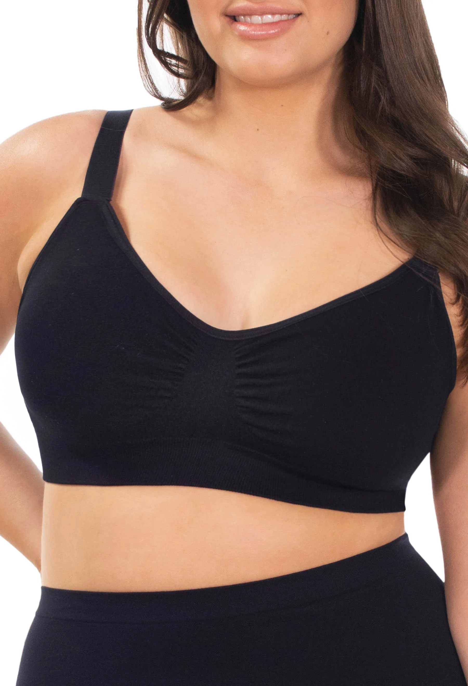 Bamboo Padded Wire Free Bra - 3 Pack - Image 6