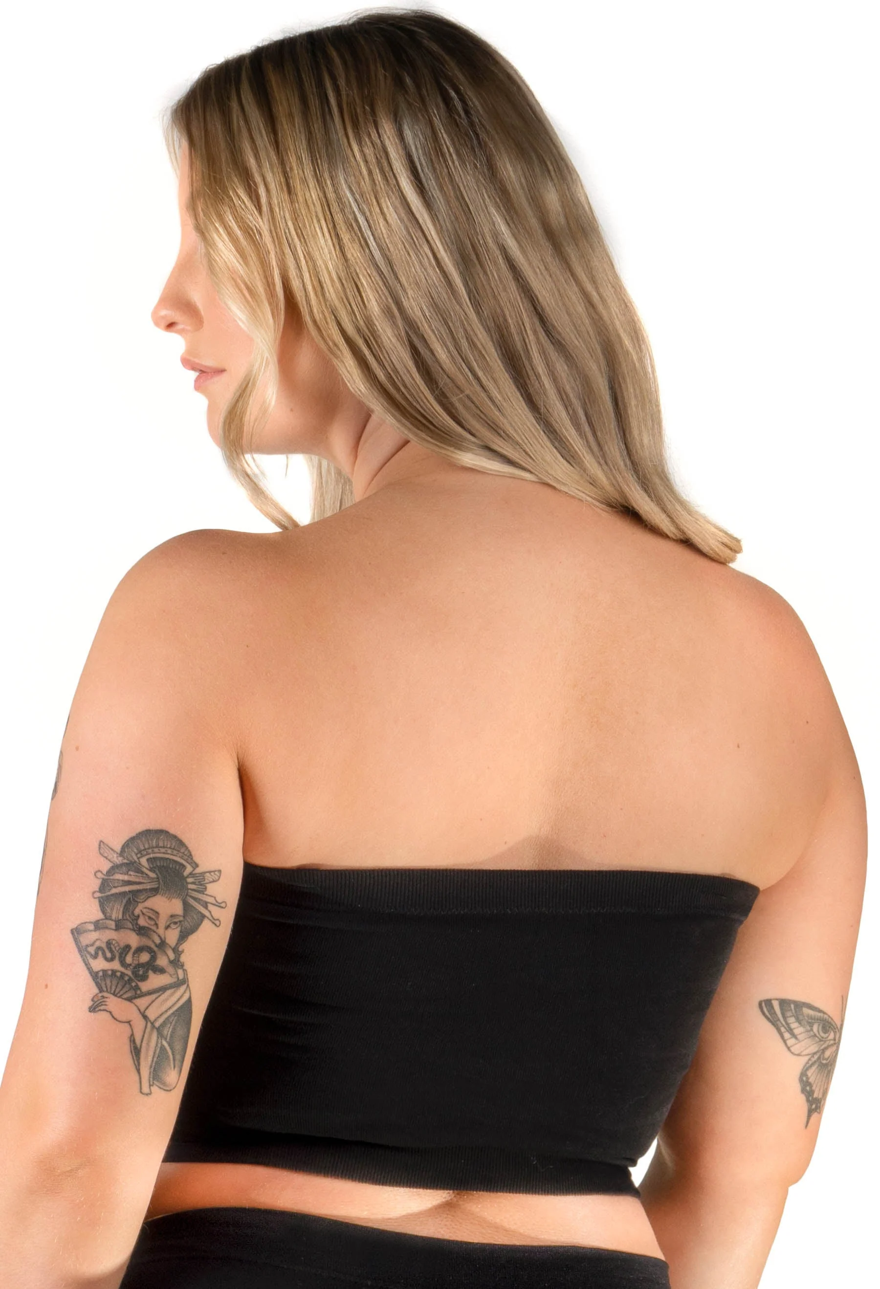 Full Bust Bamboo Strapless Maternity & Nursing Wire Free ﻿Bra - 3 Pack - Image 10