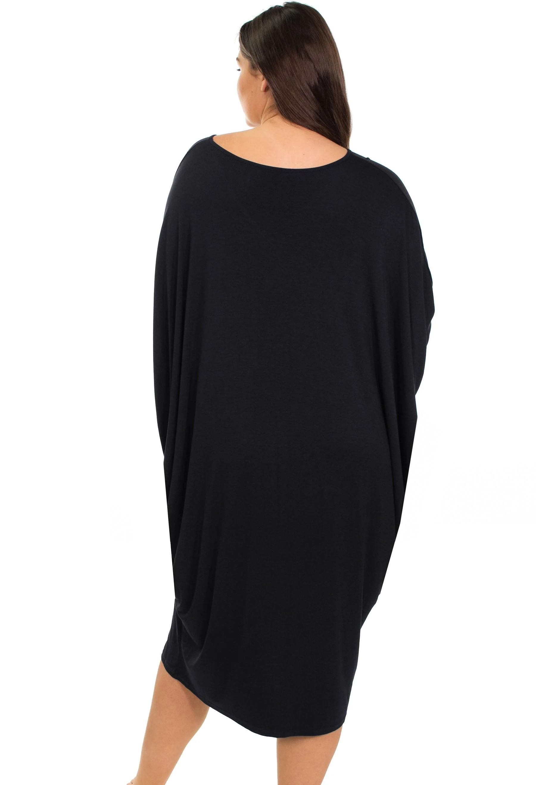Bamboo V Neck Draped Dress - 2 Pack - Image 5
