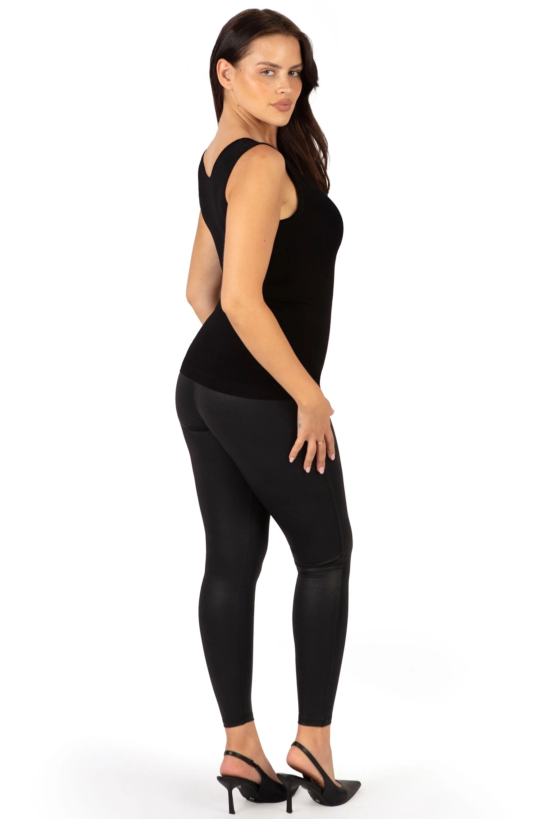 Black Bamboo Tank Top - Image 6