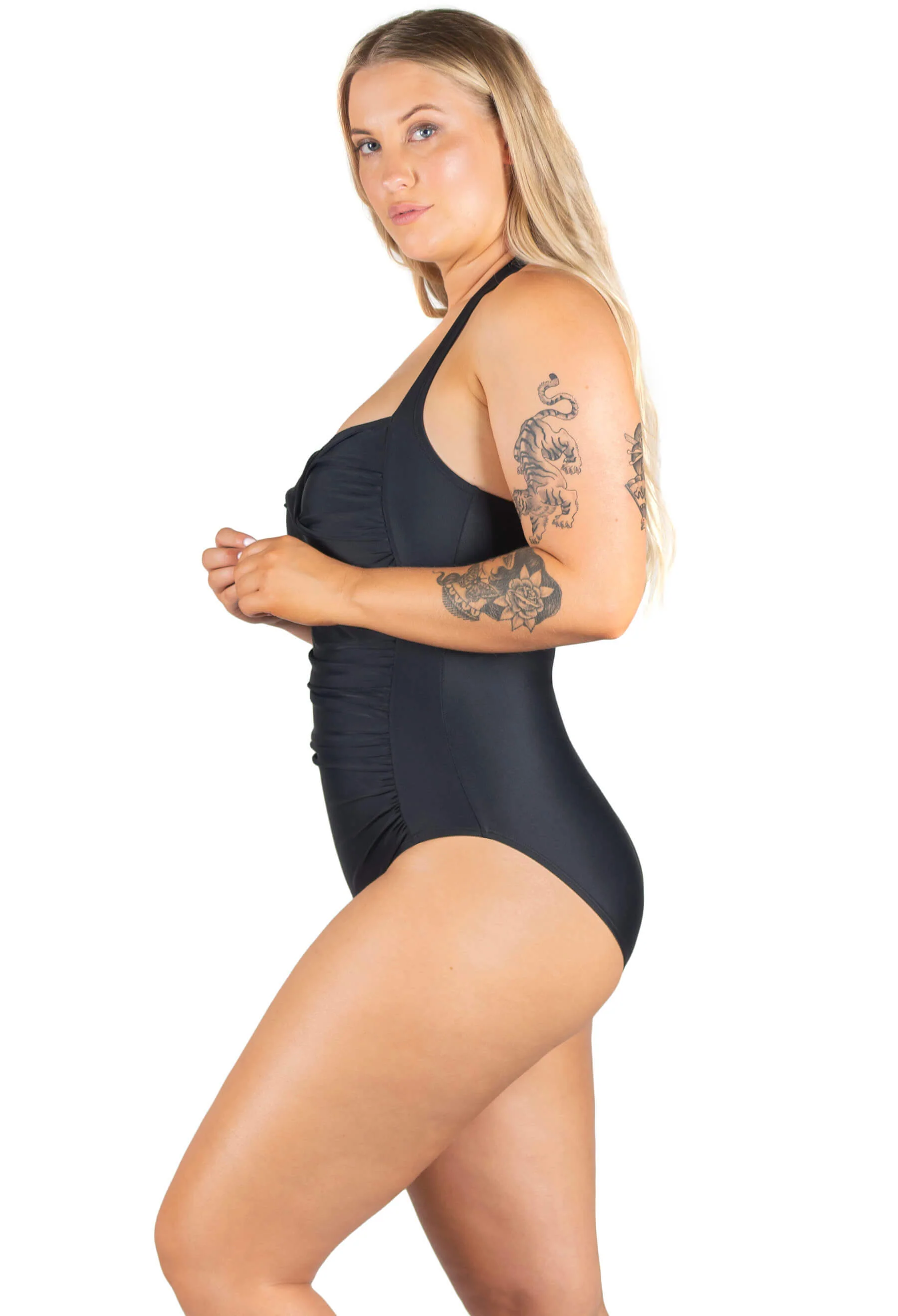 Black Bathers - Swimming Suit For Women - Image 6