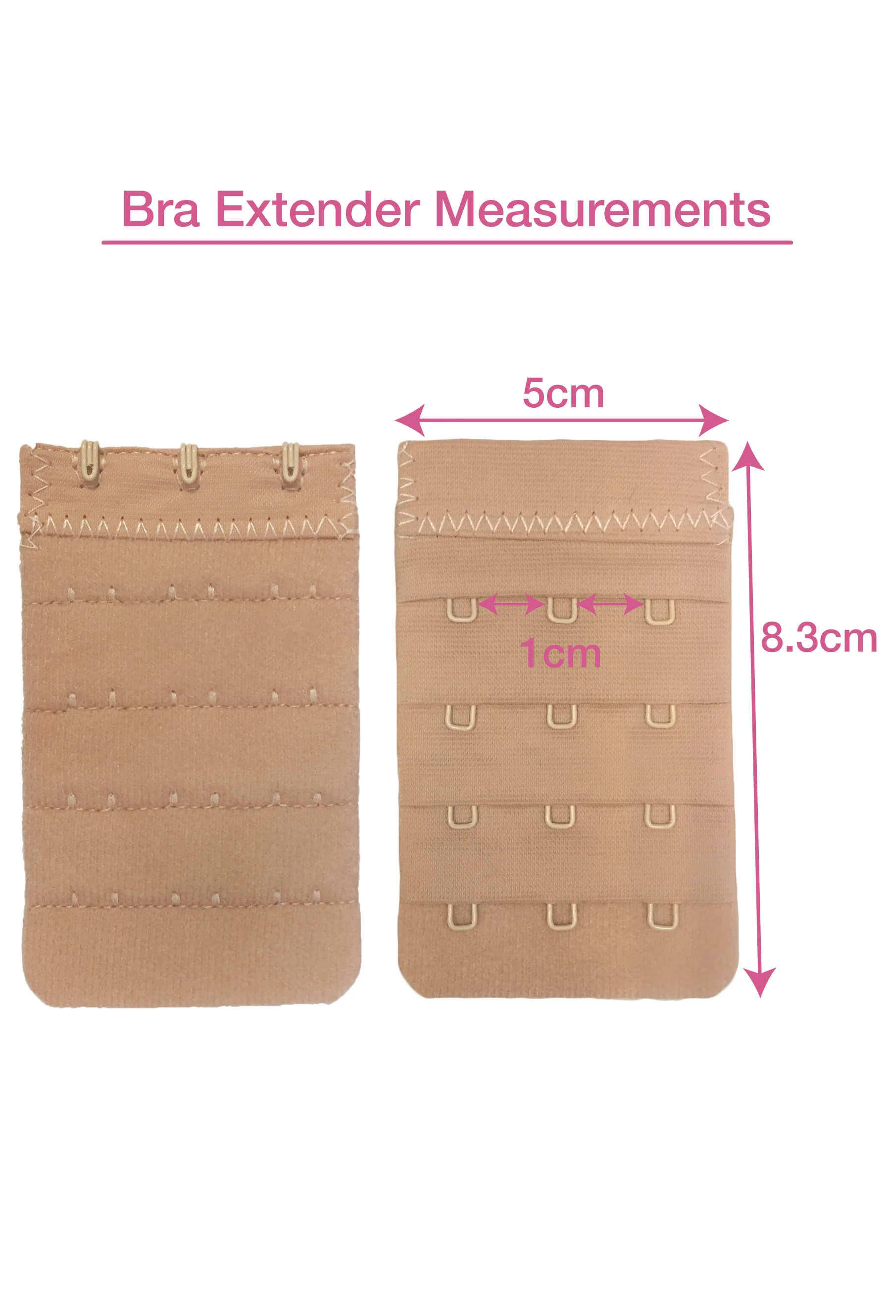 3x4 Hook Bra Extender - Image 10