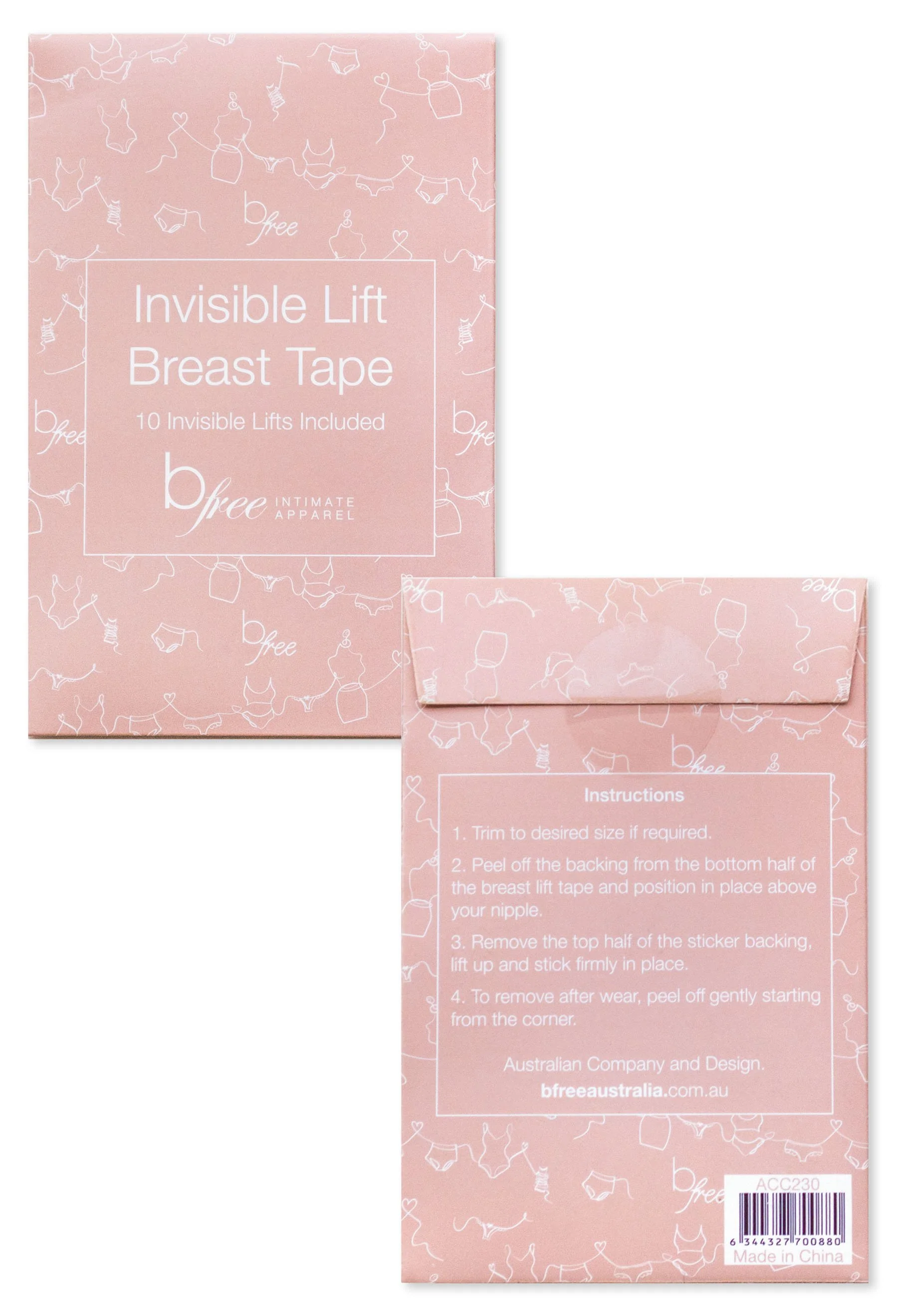 Clear Breast Lift Tapes - 10 Lifts - Image 3