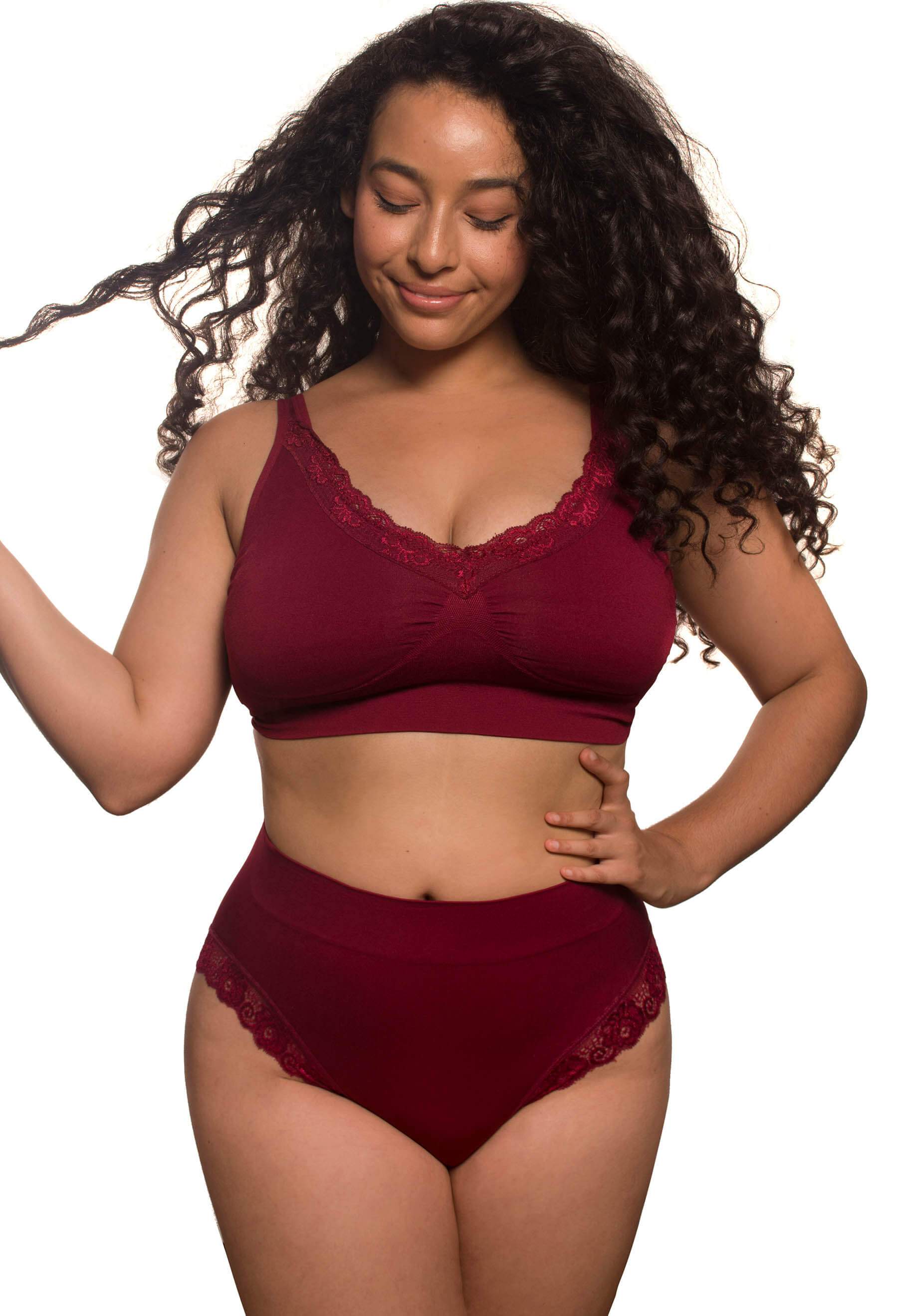 Lace High Cut Briefs + Menopause Relief Tea Set - Image 12