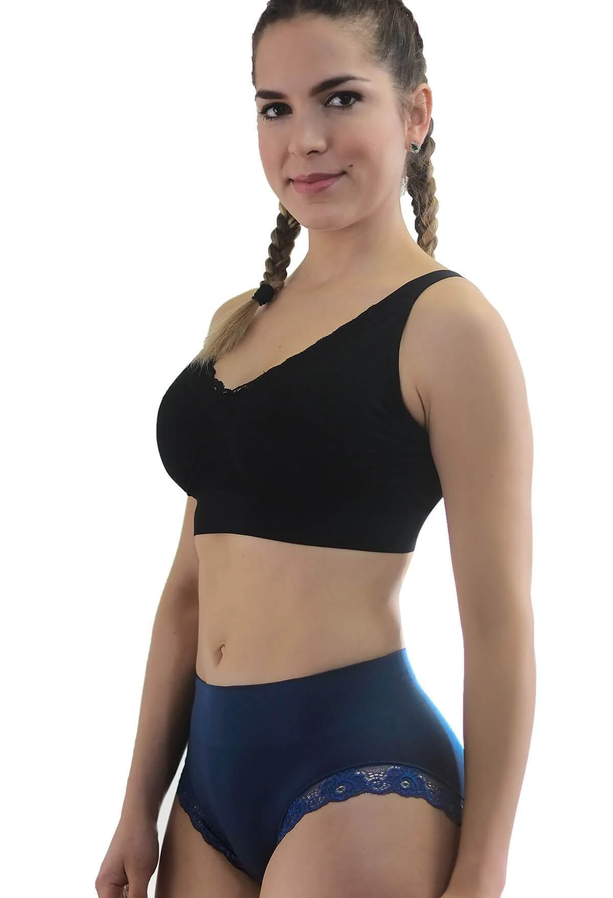 Lace High Cut Briefs + Menopause Relief Tea Set - Image 17