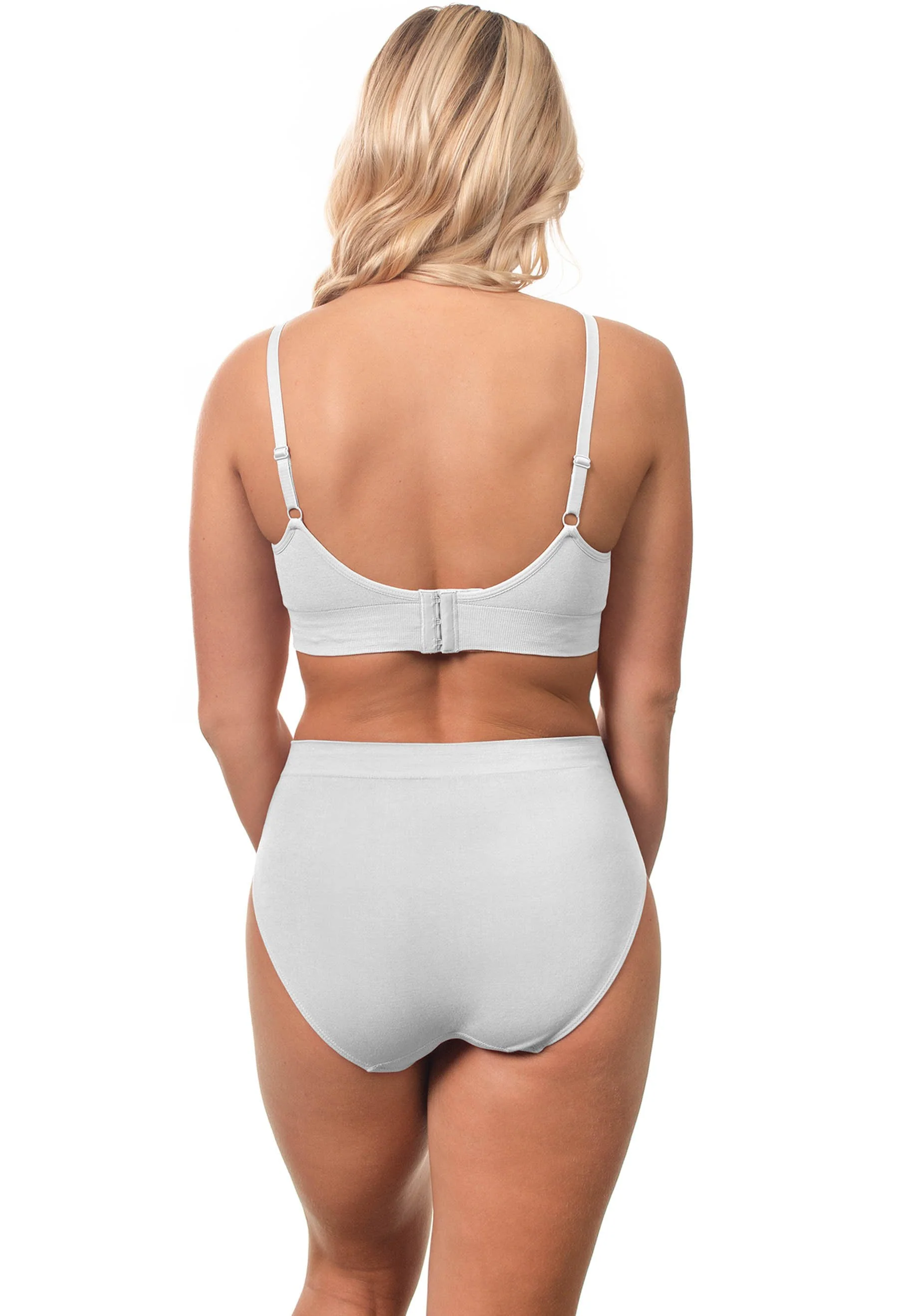 Bamboo Padded Wire Free Bra - Neutrals 3 Pack - Image 24