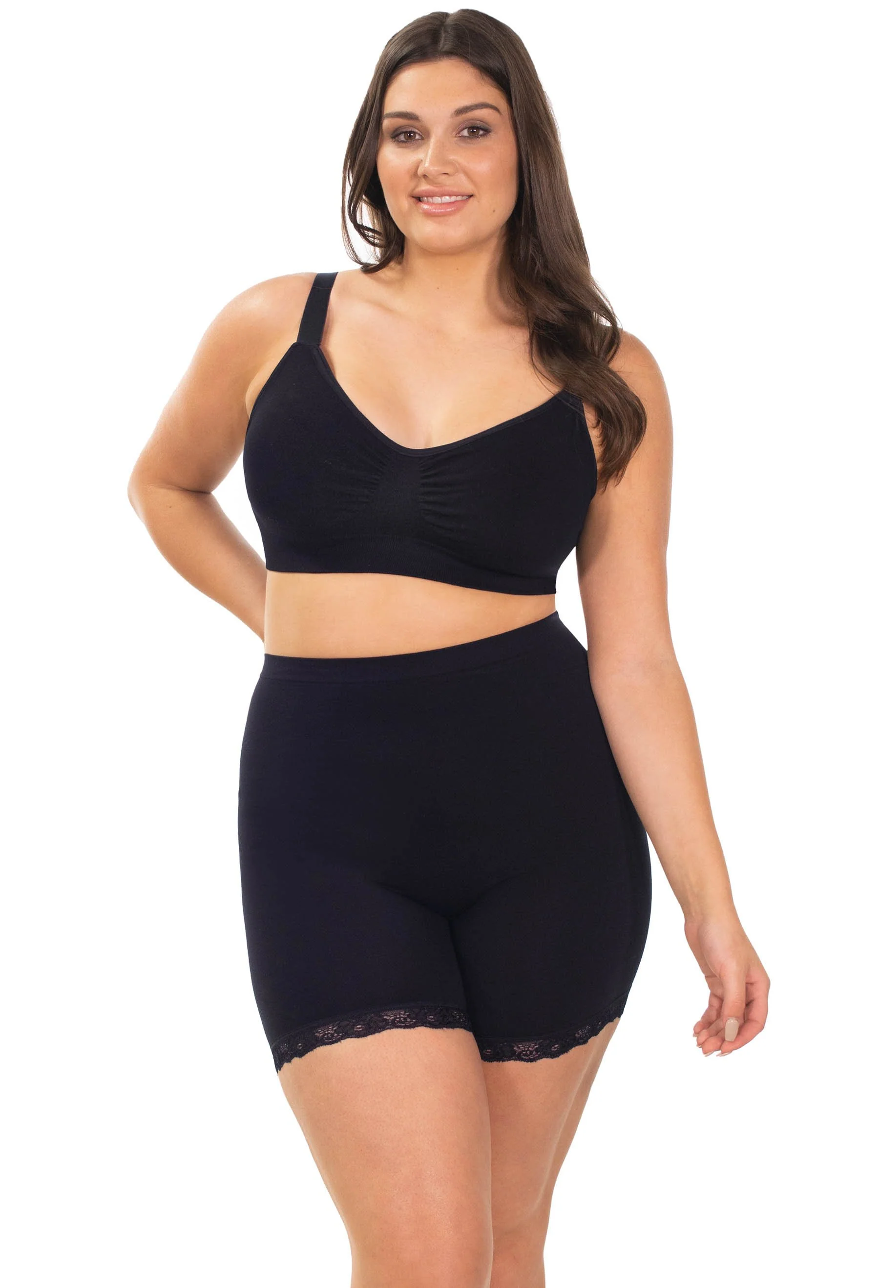 Bamboo Padded Wire Free Bra - Neutrals 3 Pack - Image 8