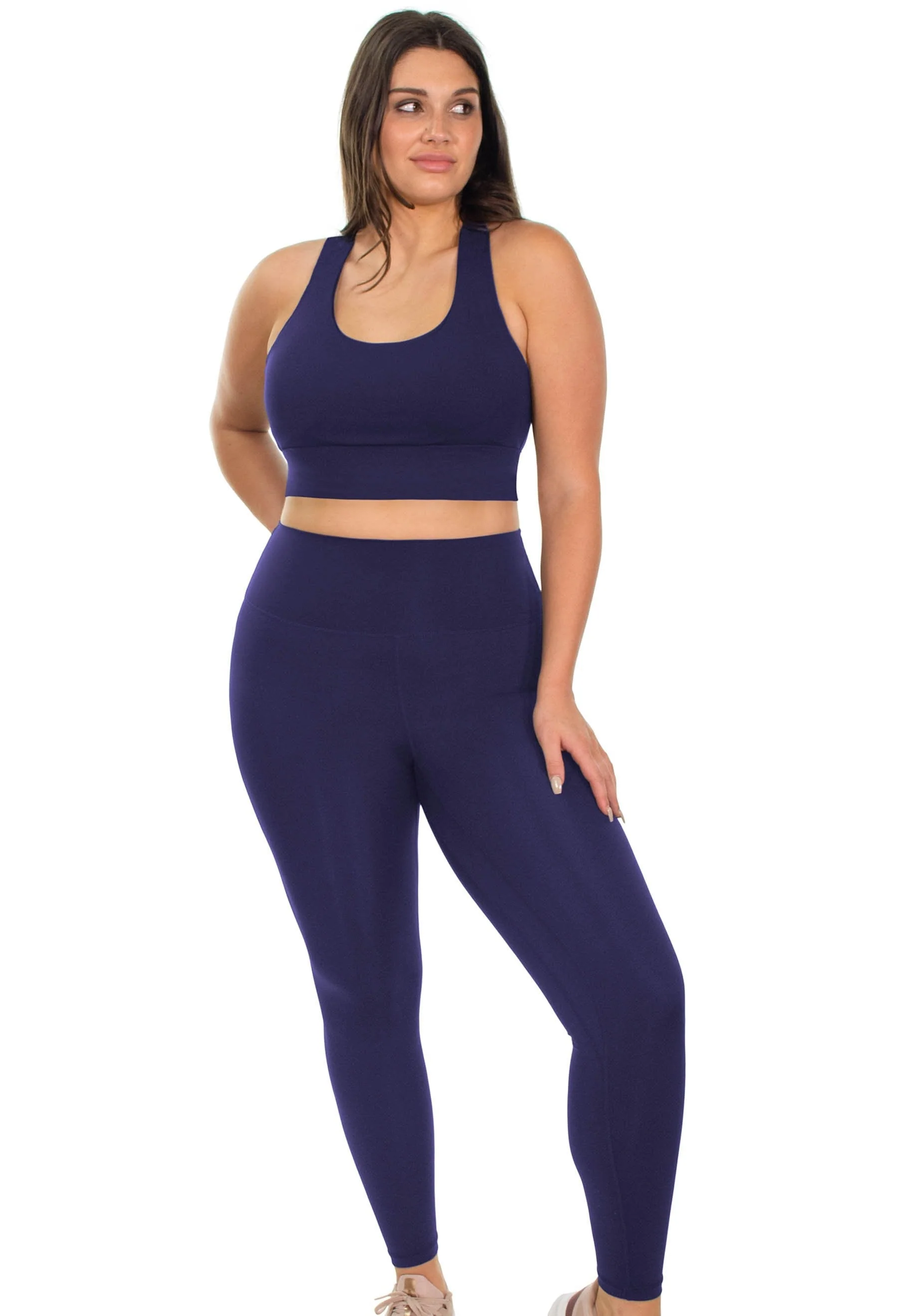 Push Up Sports Bra - Longline With Mesh Racer Back - 2 Pack - Image 13