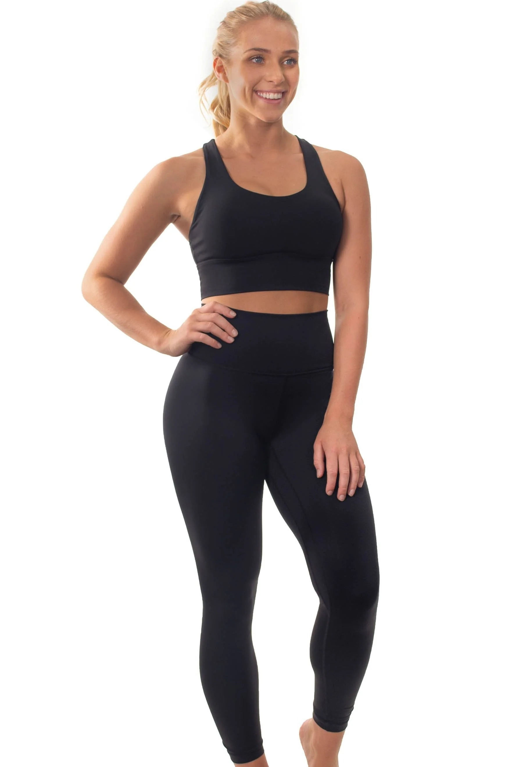 Push Up Sports Bra - Longline With Mesh Racer Back - 2 Pack - Image 21