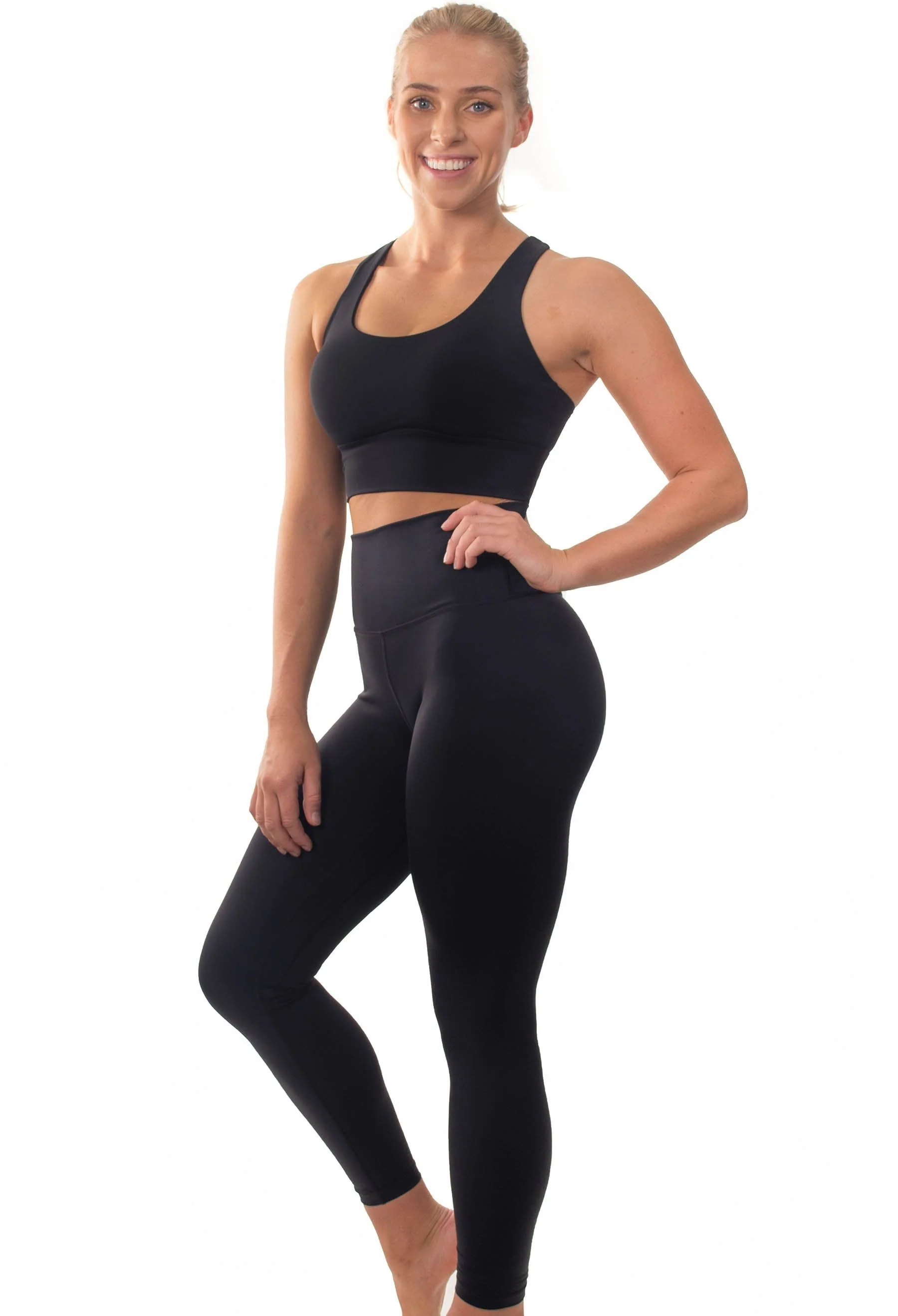 Push Up Sports Bra - Longline With Mesh Racer Back - 2 Pack - Image 22
