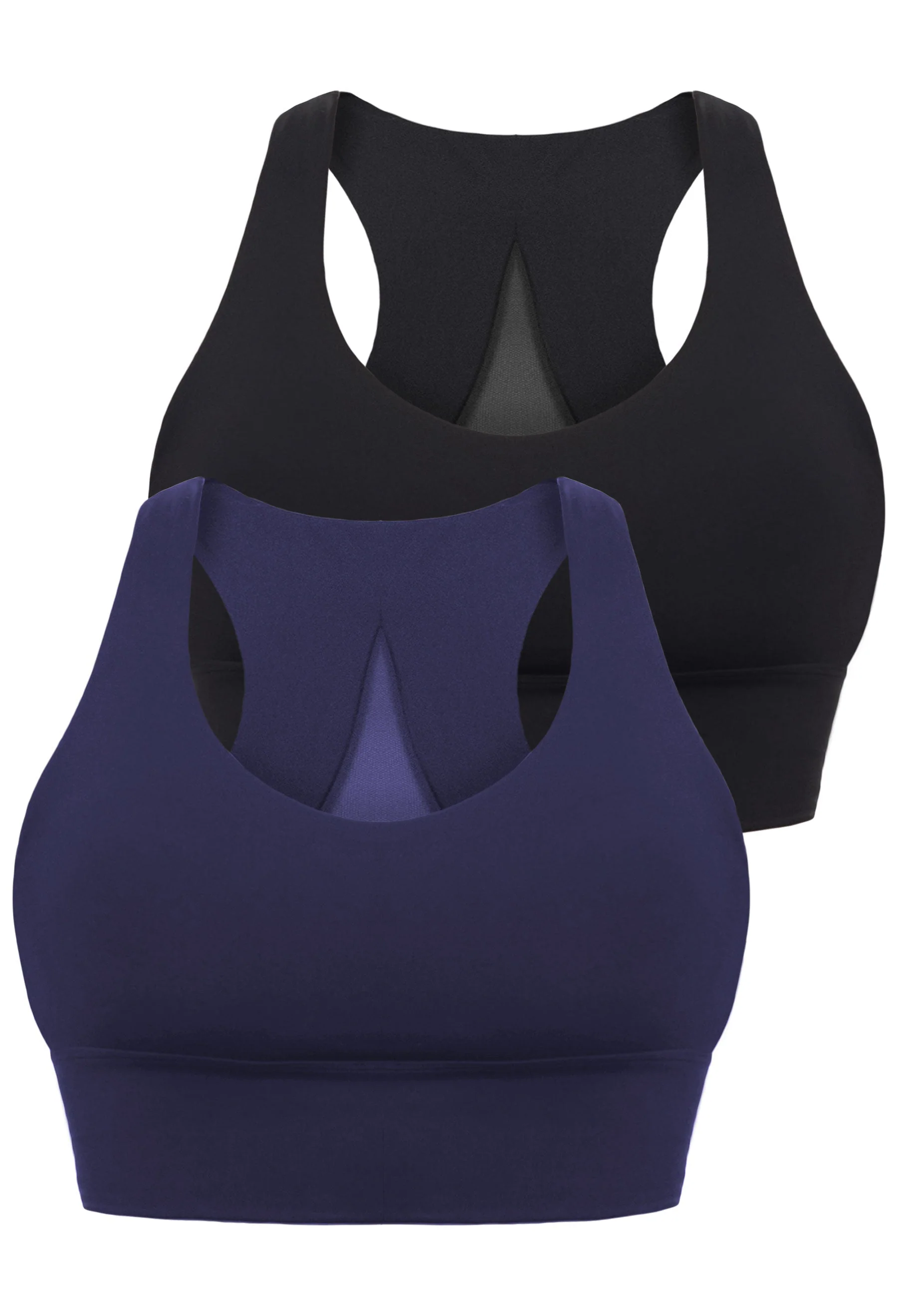 Push Up Sports Bra - Longline With Mesh Racer Back - 2 Pack - Image 28