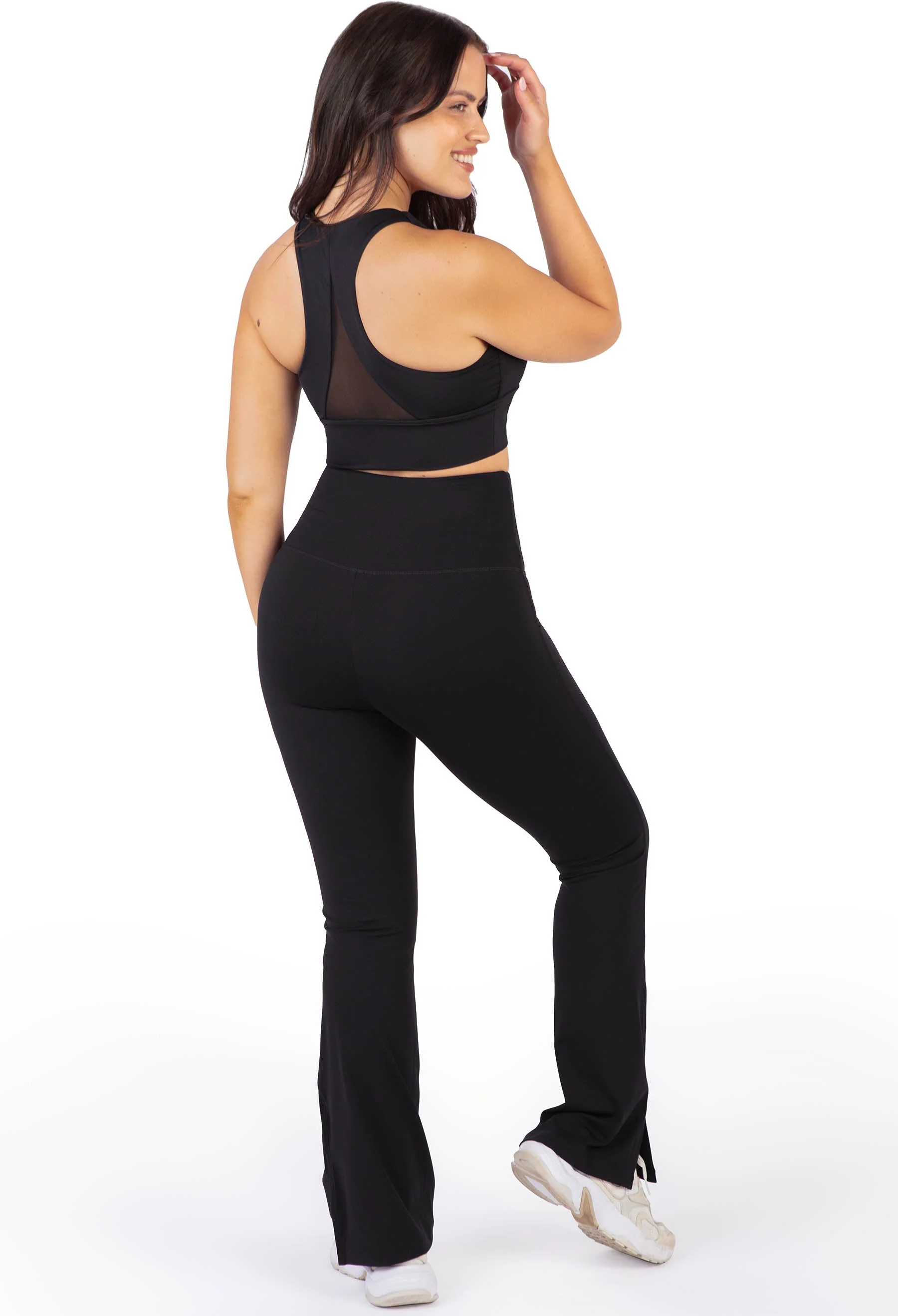 Push Up Sports Bra - Longline With Mesh Racer Back - 2 Pack - Image 7