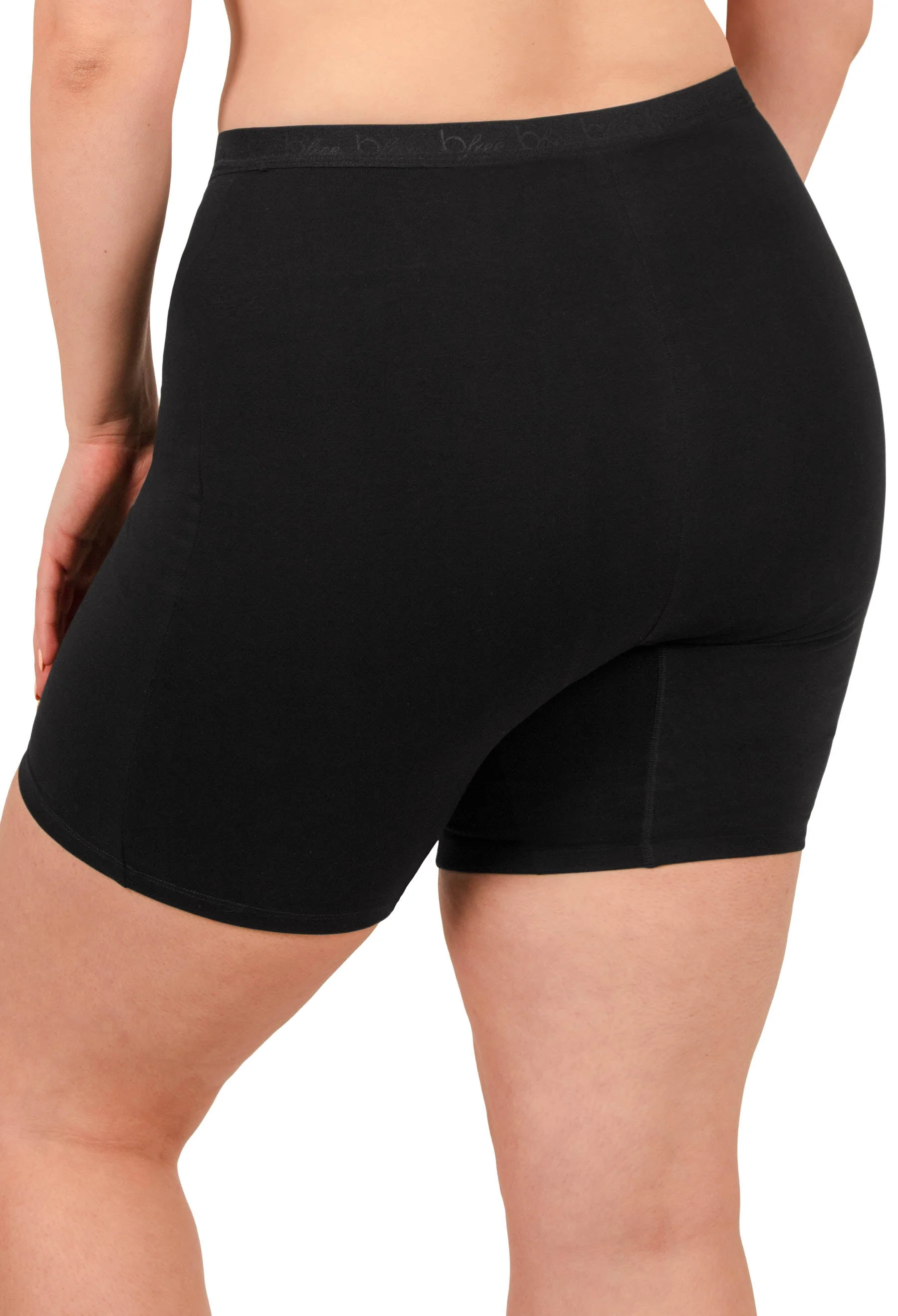 Cotton Rich Moderate Flow Leak Proof Anti-Chafing Shorts - 3 Pack - Image 4