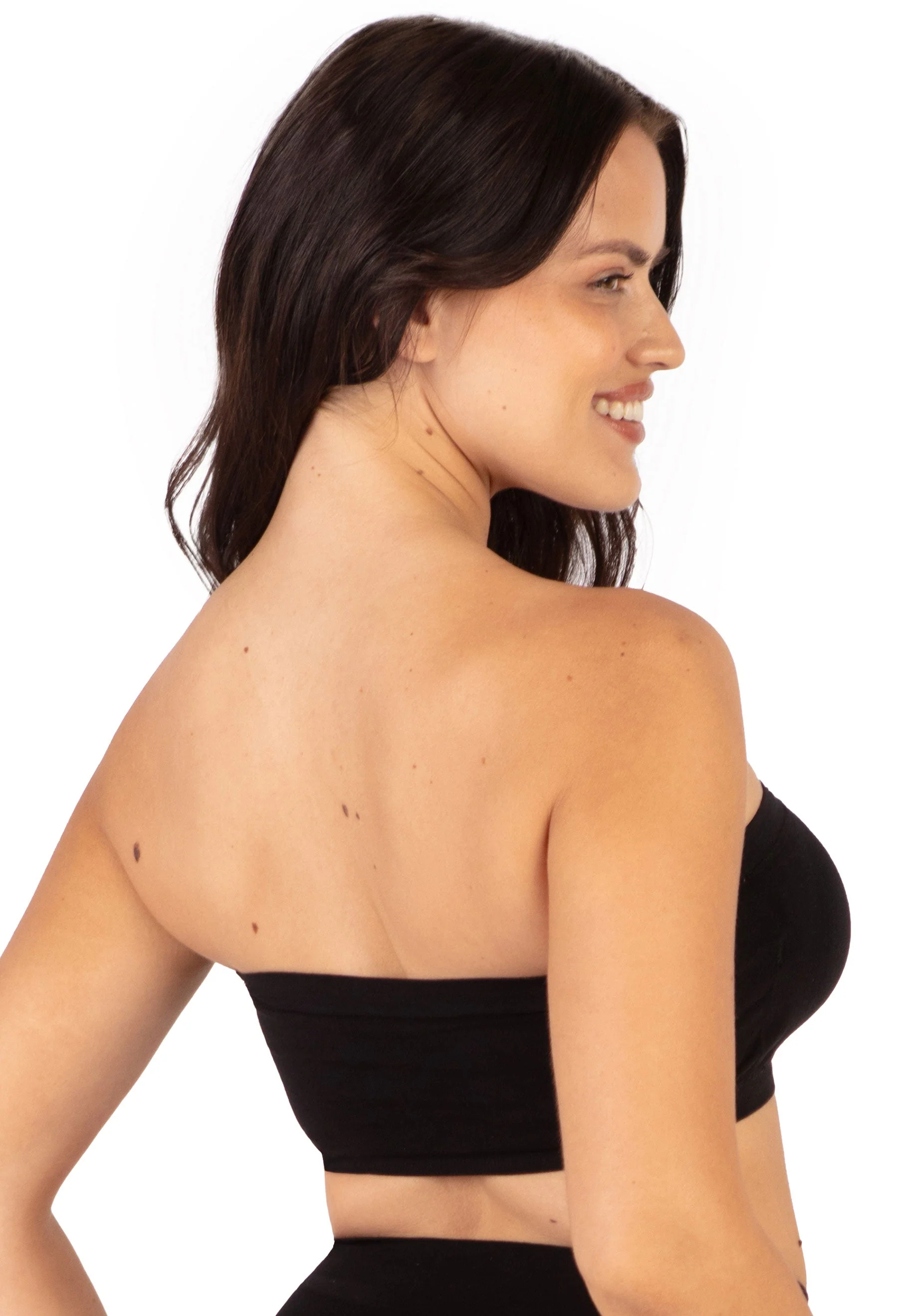 Cotton-Rich Padded Strapless Bra - Image 11