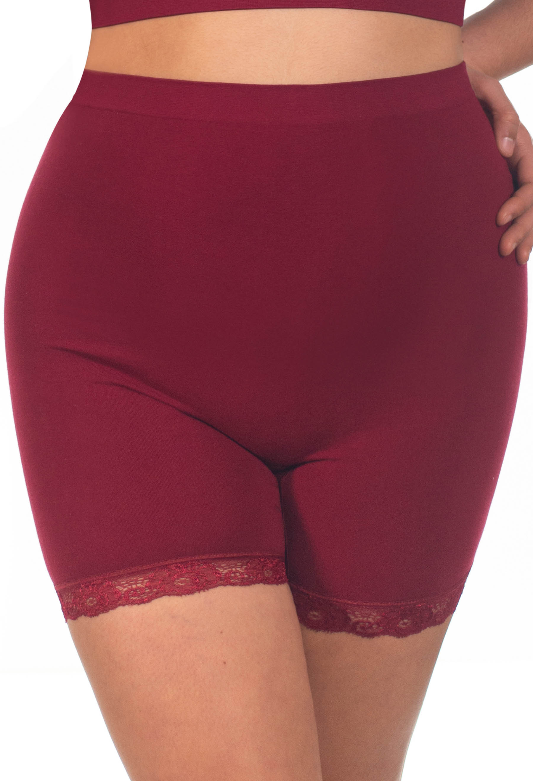 High Rise Cotton Rich Thermal Petite Shorts - Image 13