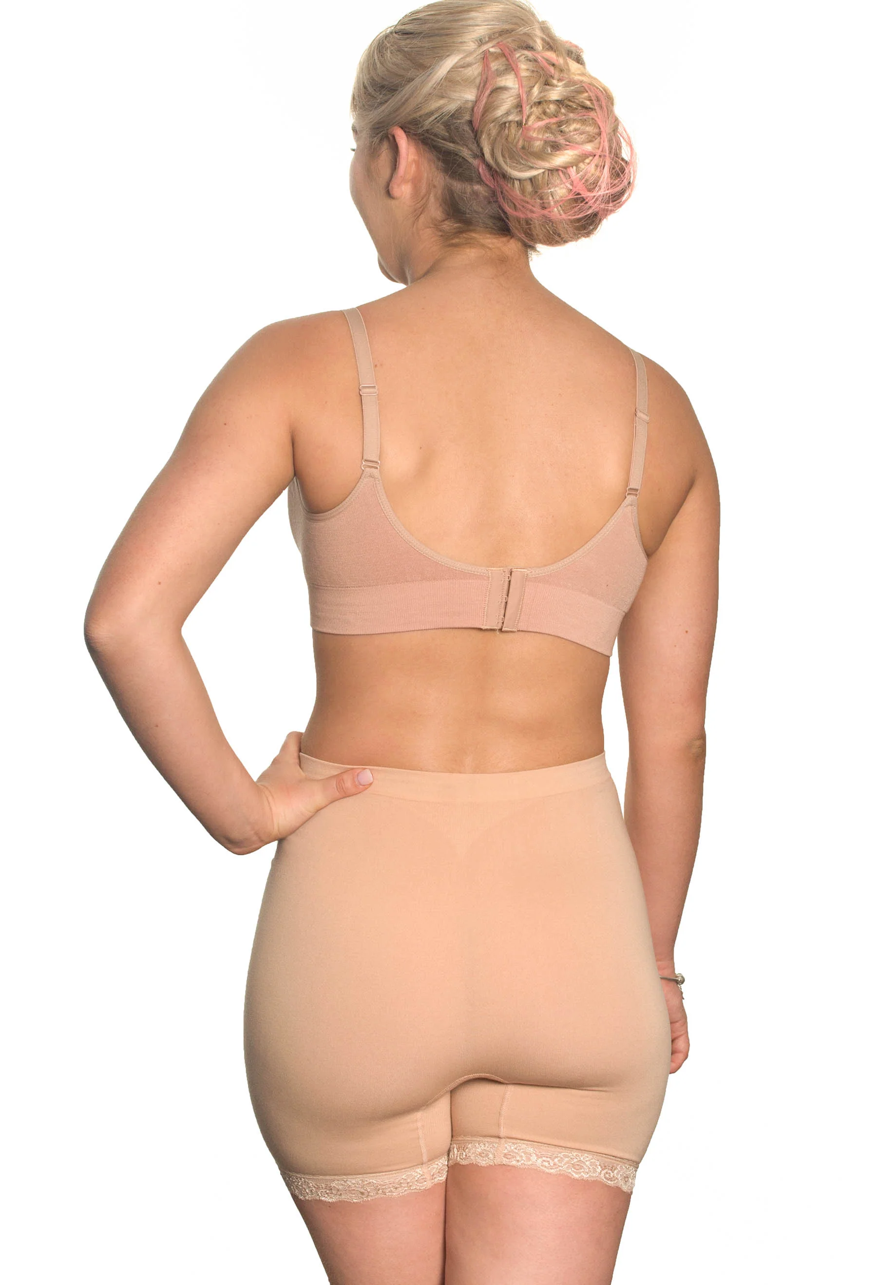 High Rise Cotton Rich Thermal Petite Shorts - Image 3