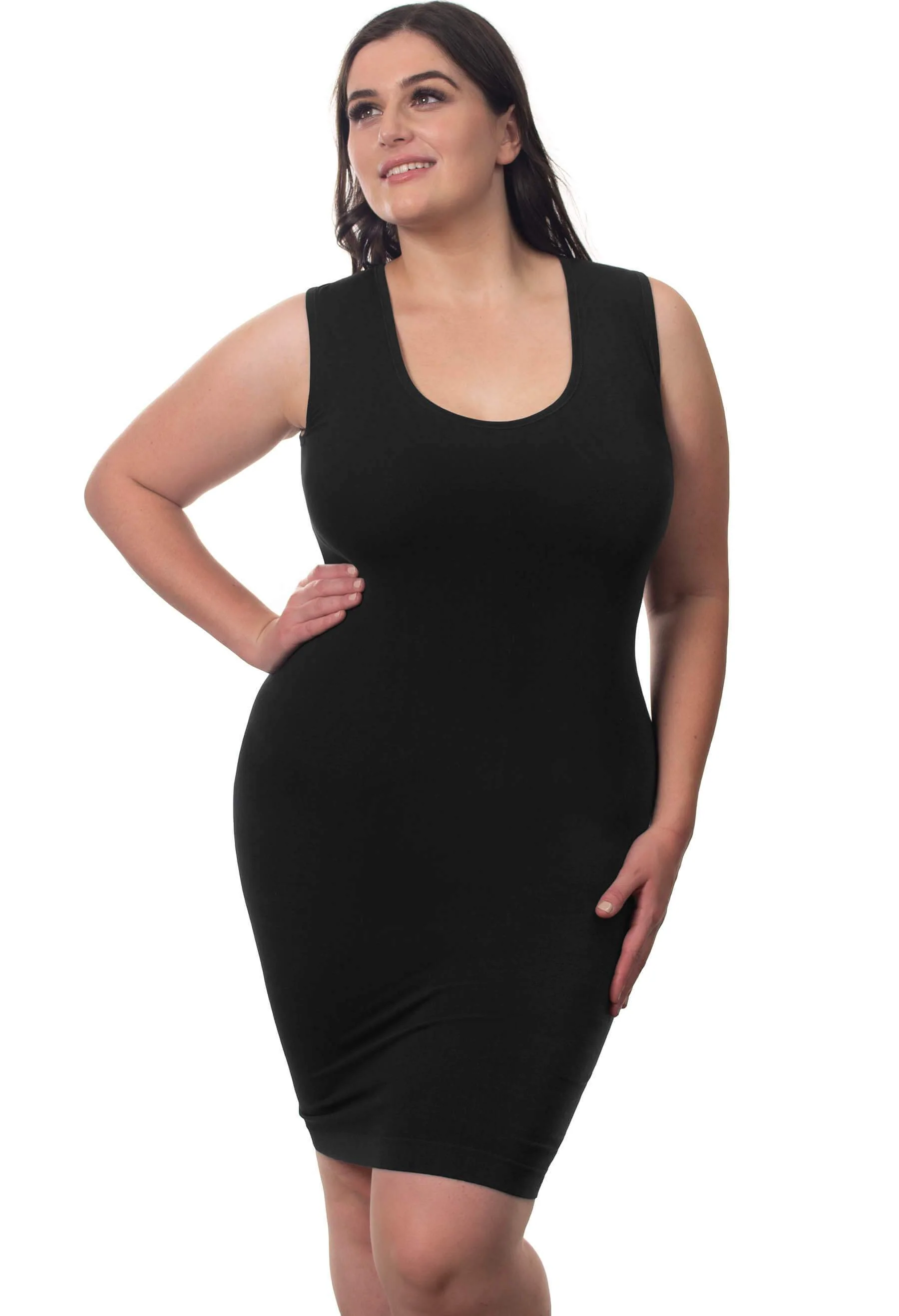 Curvy Bamboo Tank Dress Set - Image 5