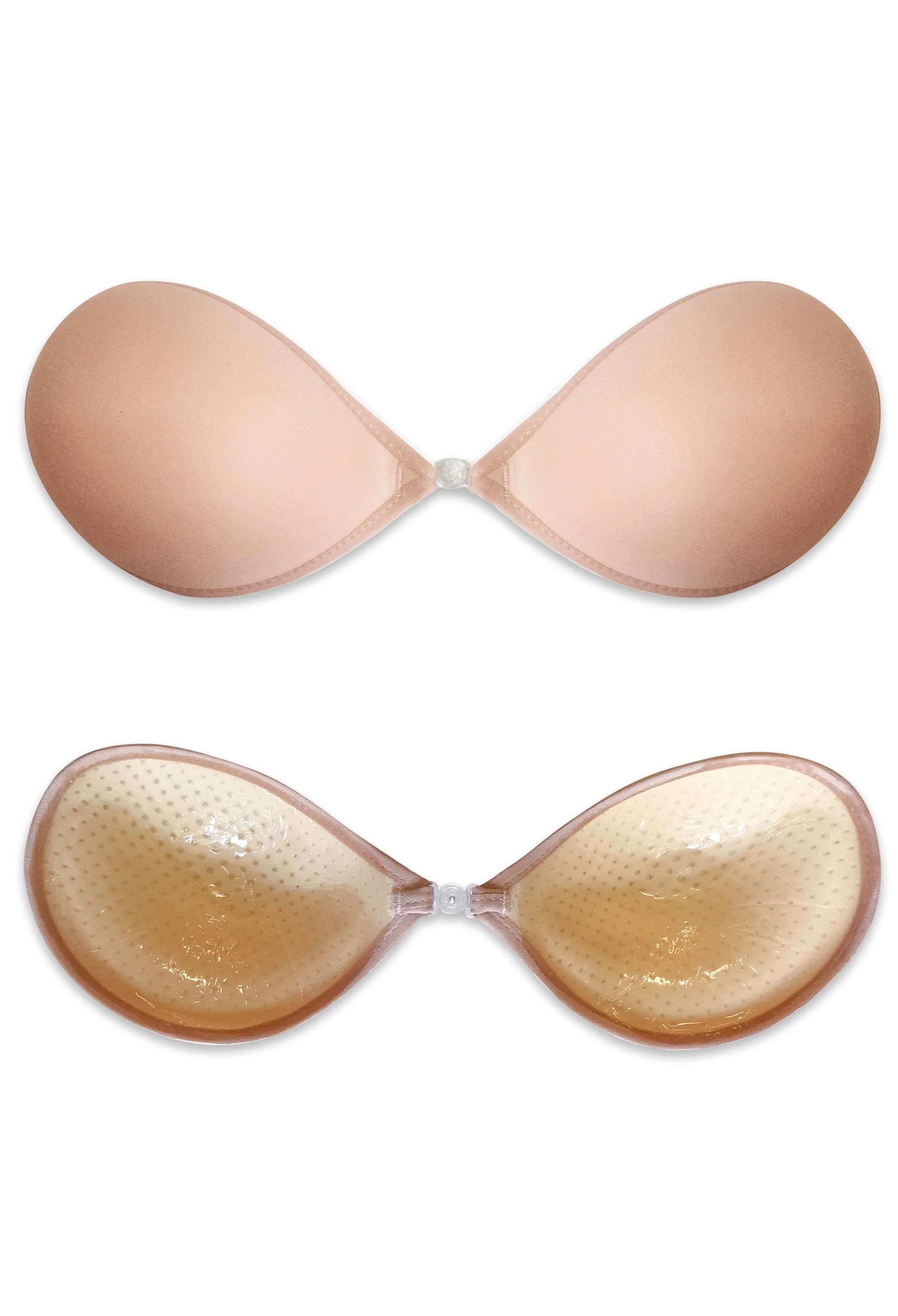 Curvy Padded Stick On Bra with Straps - Image 10