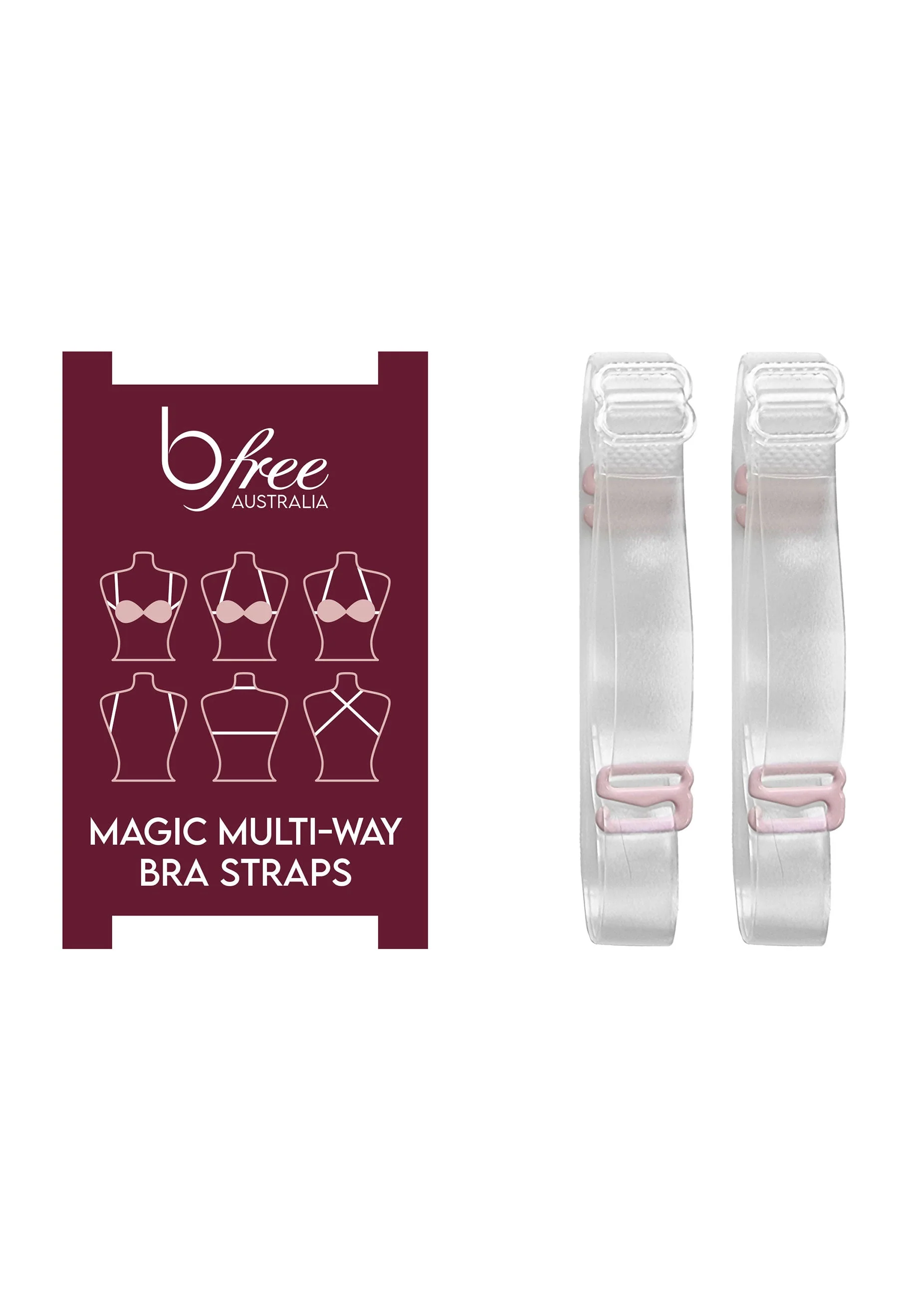Curvy Padded Stick On Bra with Straps - Image 13