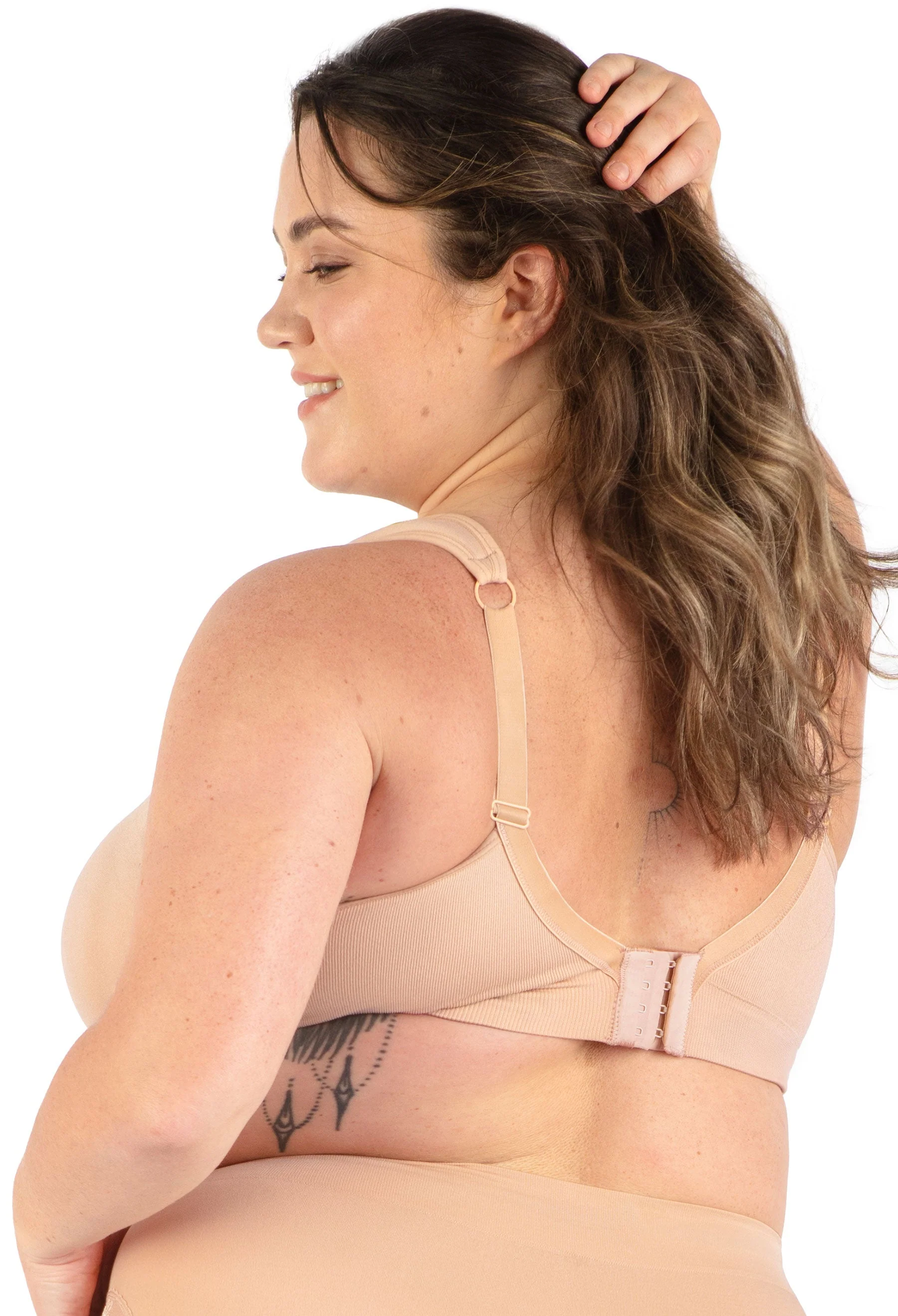 Cushion Padded Strap Wire Free Maternity and Nursing Bra + Bra Extender Set - Image 13