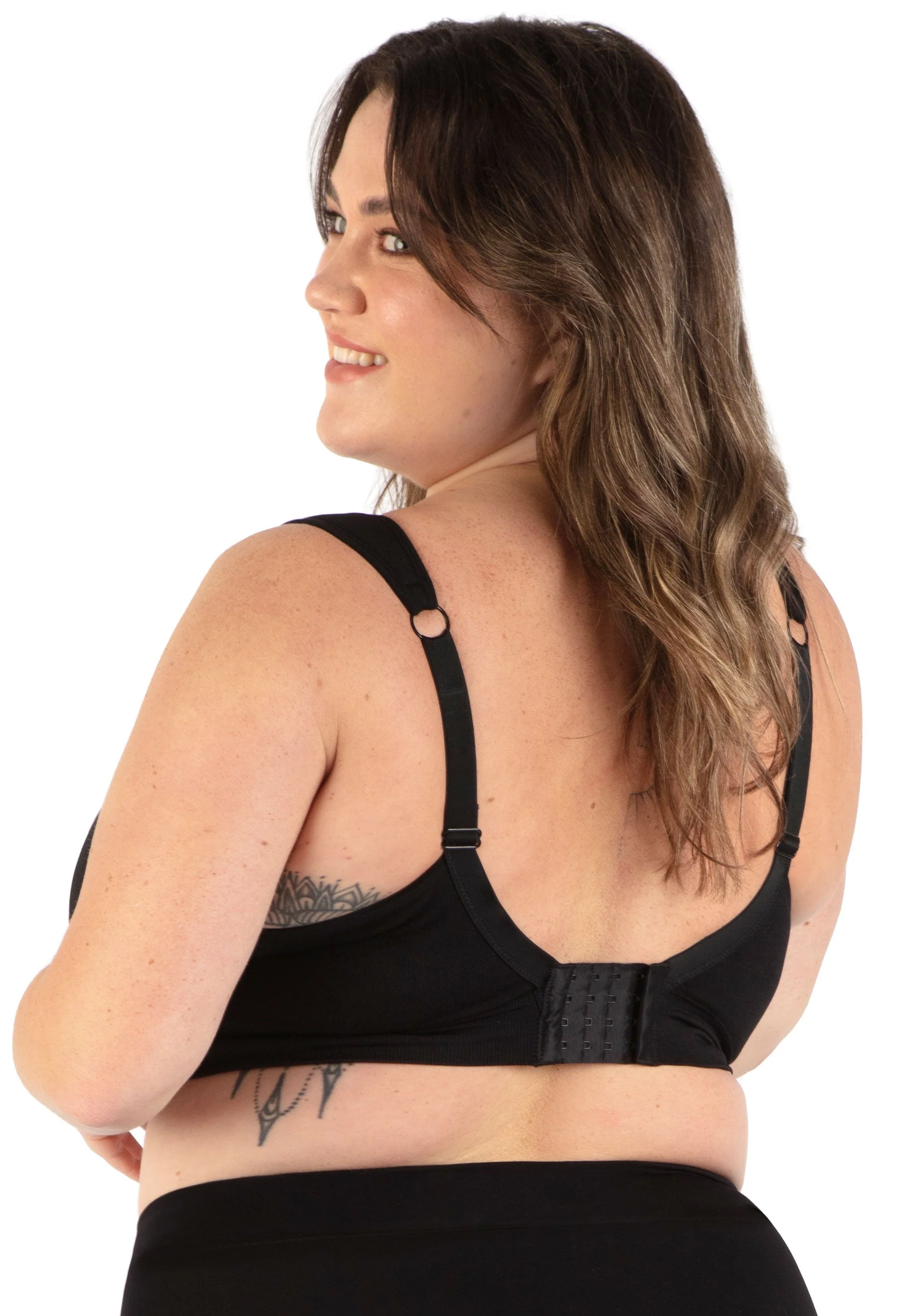 Cushion Padded Strap Wire Free Maternity and Nursing Bra + Bra Extender Set - Image 17