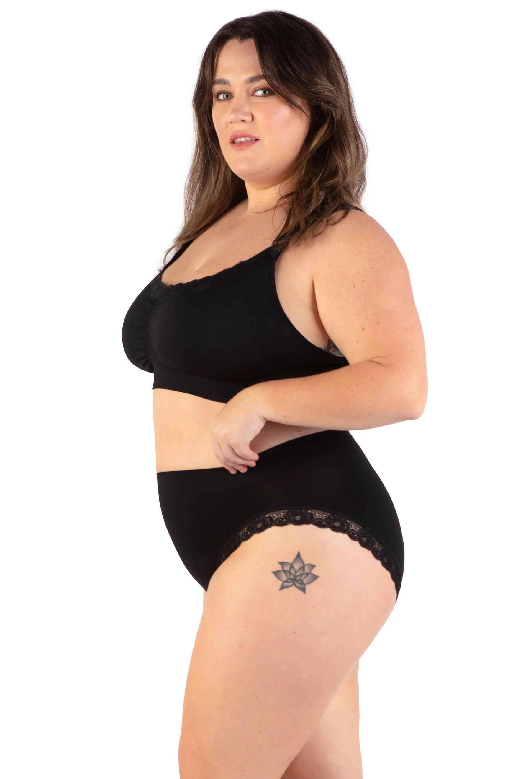 Cushion Padded Strap Wire Free Maternity and Nursing Bra + Bra Extender Set - Image 18