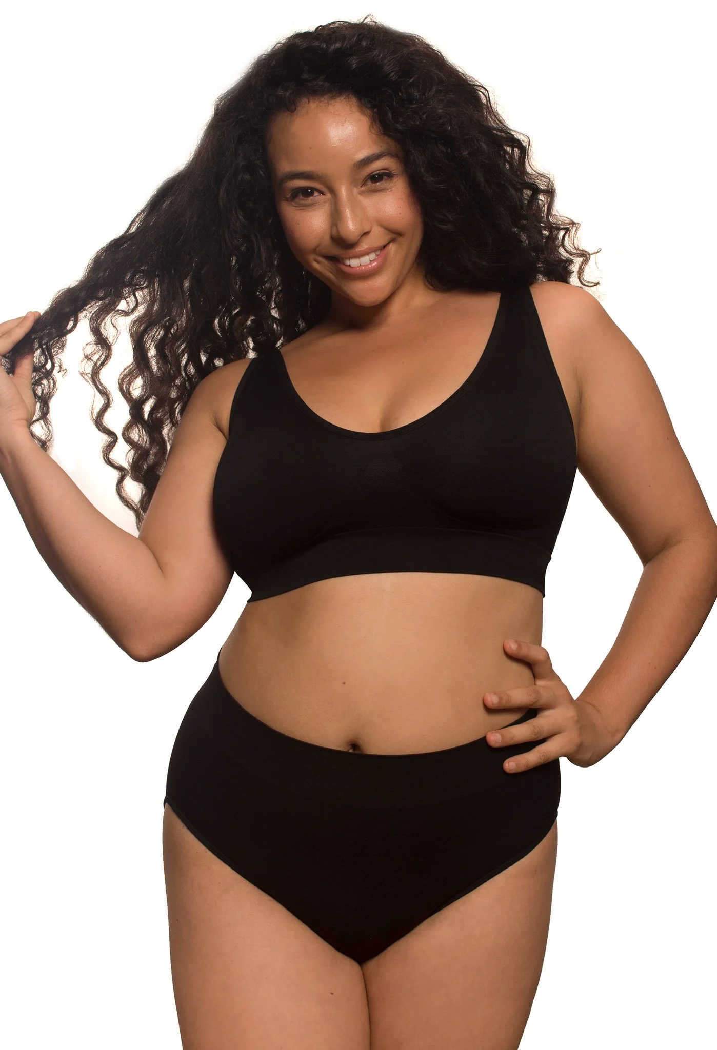 Full Figure Minimising Wire Free Support Bra - Image 2