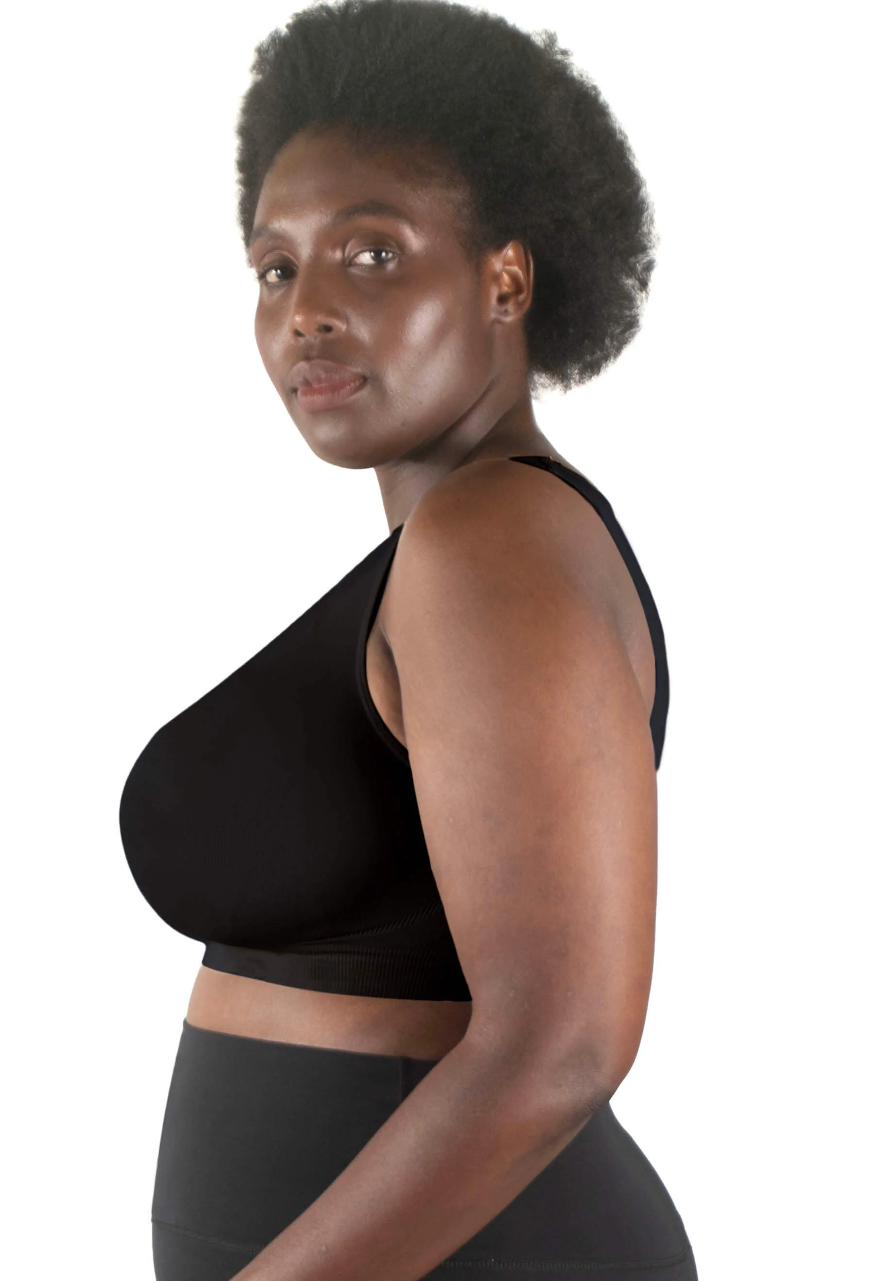 High Back Crop Bra for Big Busts - Image 11