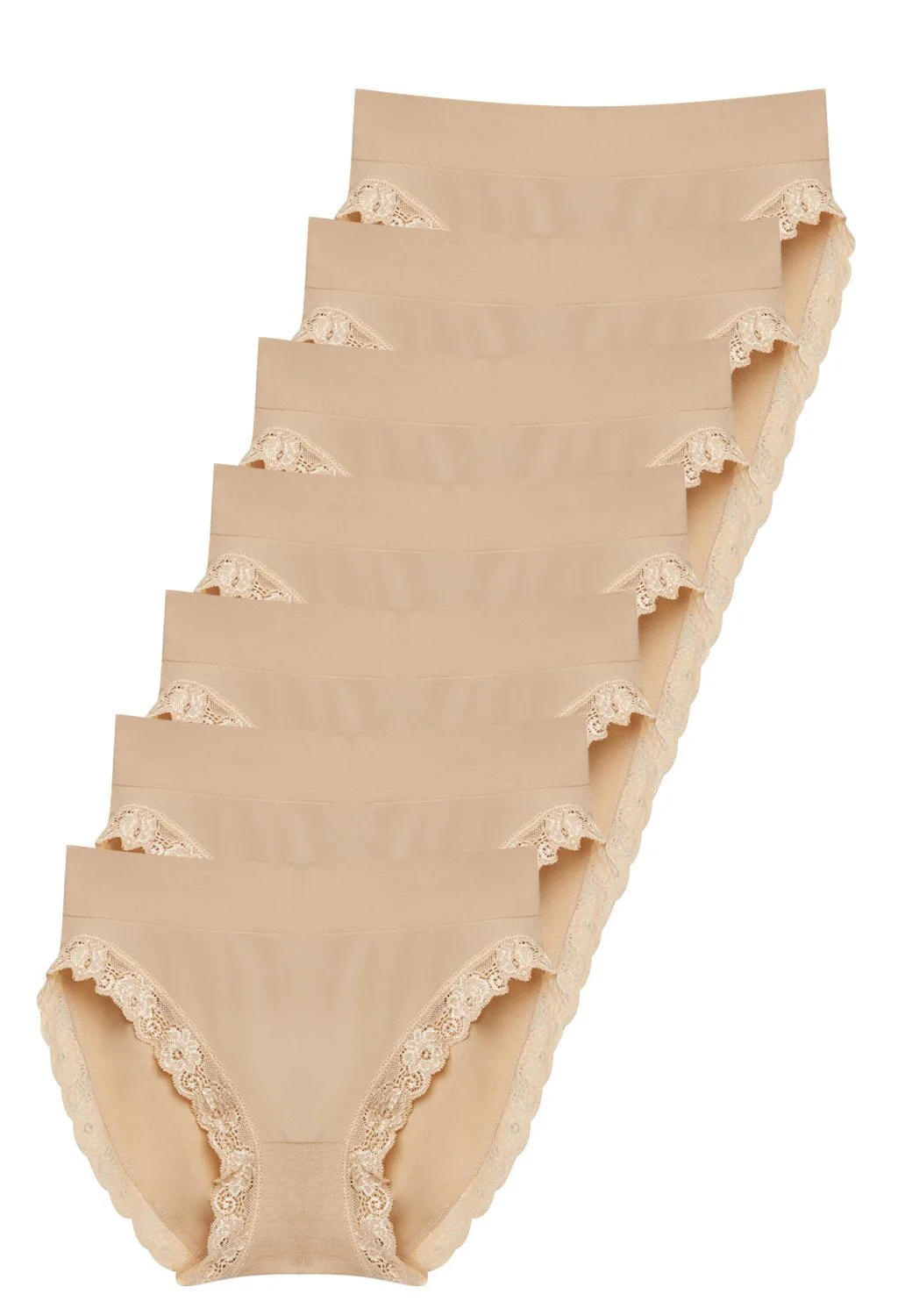 Invisible Lace Contour High Cut Brief - 7 Pack - Image 27